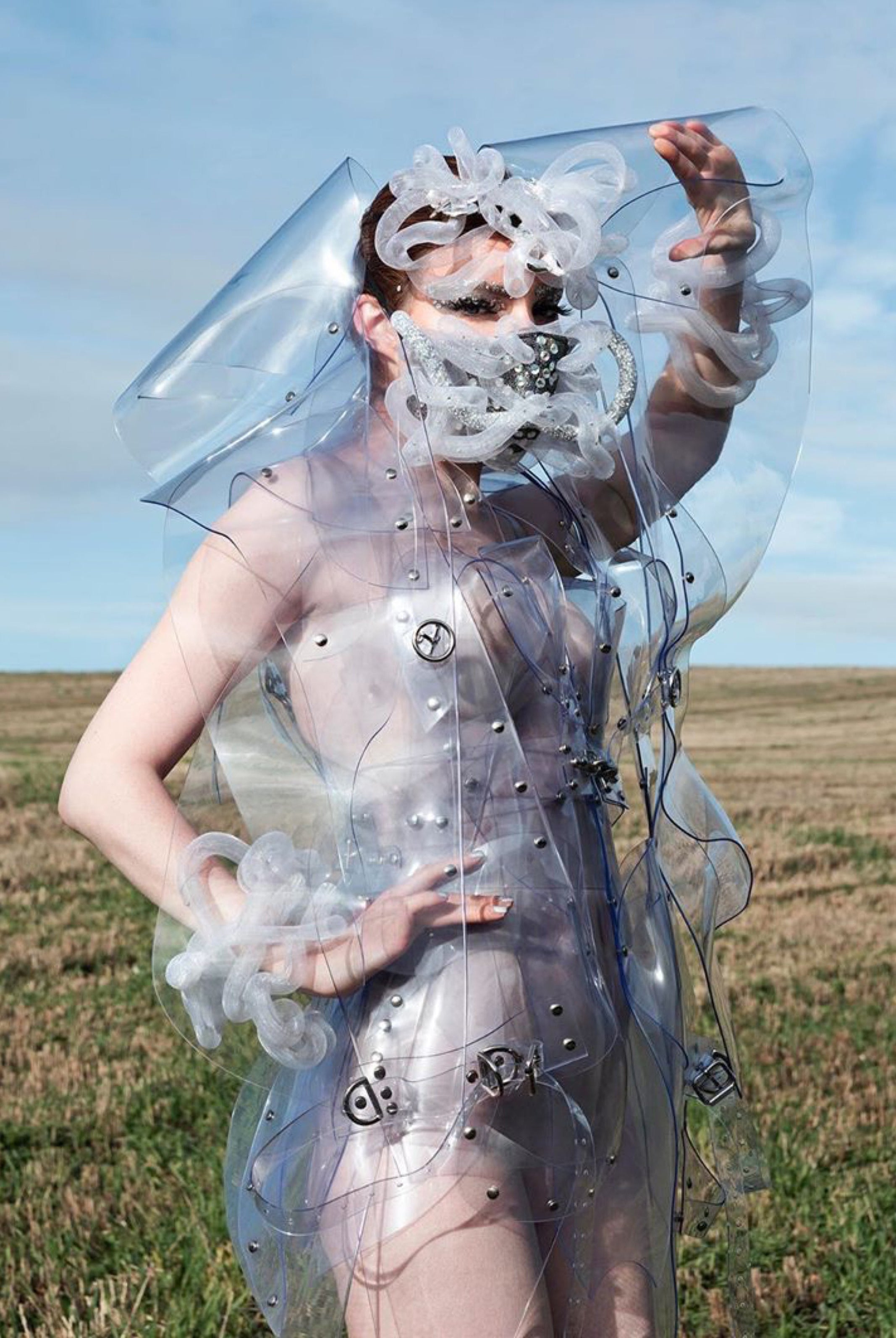 Sophie Conchevelou wearing Jivomir Domoustchiev Couture