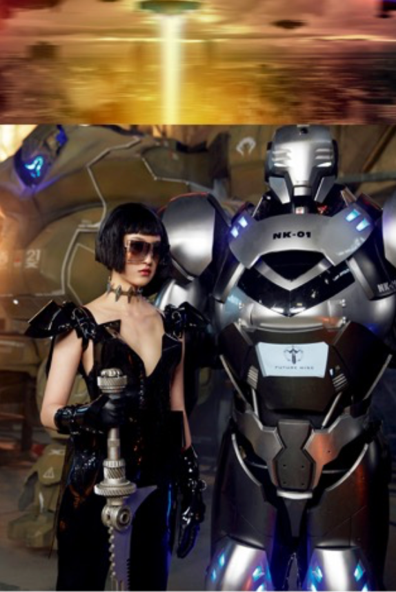 Jivomir Domoustchiev black dress x Cosmo china