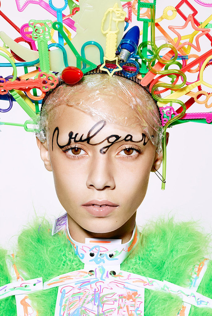 Freedom Magazine Japan featuring Jivomir Domoustchiev white dress styled by Nicola Formichetti