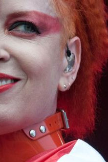 Shirley Manson - Garbage x Jivomir Domoustchiev vegan vinyl collar