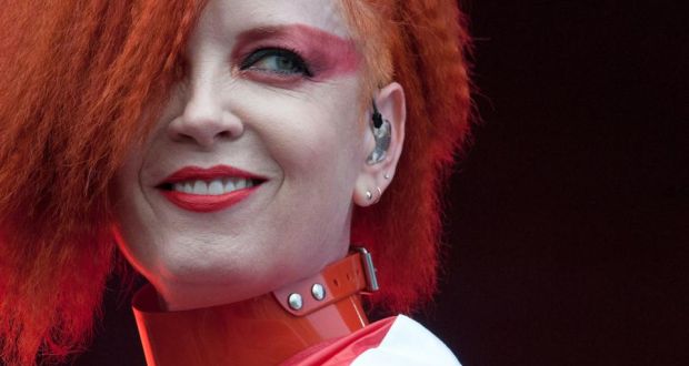 Shirley Manson - Garbage x Jivomir Domoustchiev vegan vinyl collar