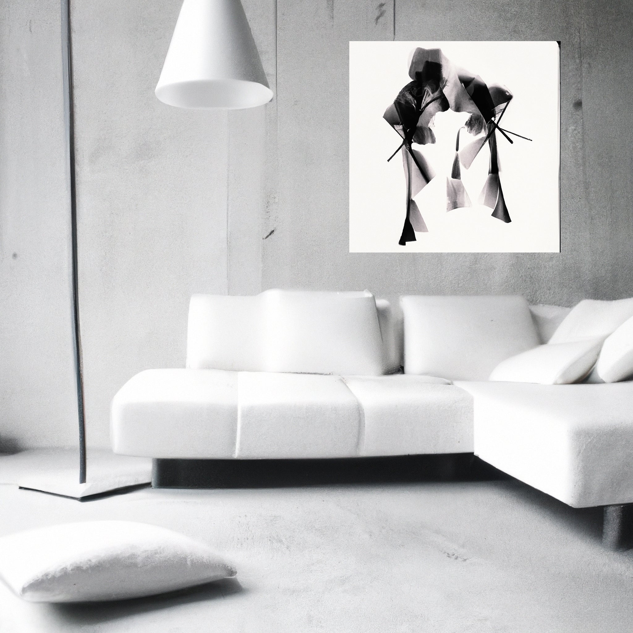 Ghost white orchid flower print fashion photography Jivomir Domoustchiev art expression nft visual avant grade