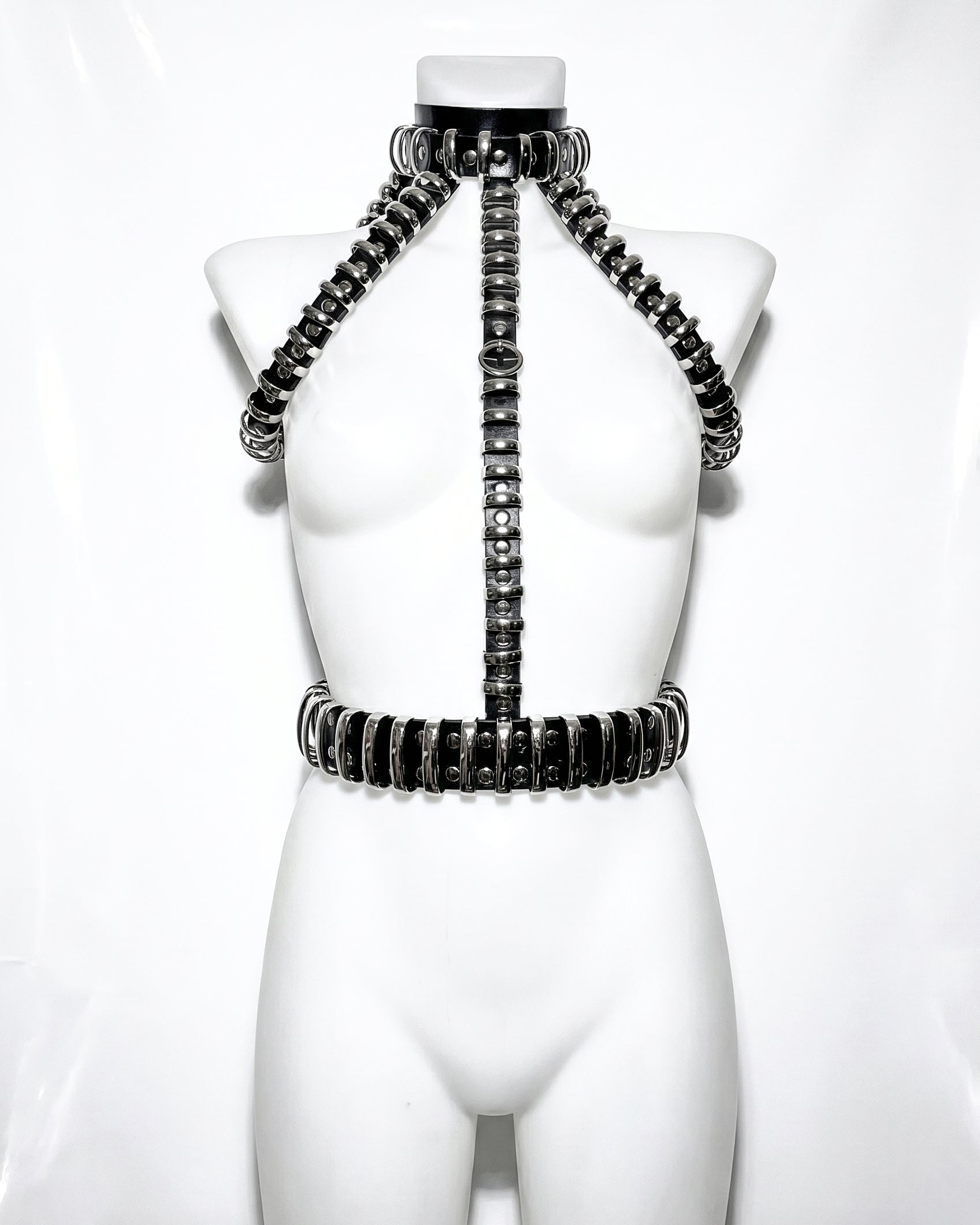 ATÉLIER JIVOMIR CRAZY MULTI RING HARNESS LUXURY VEGAN FASHION AND ACCESSORIES