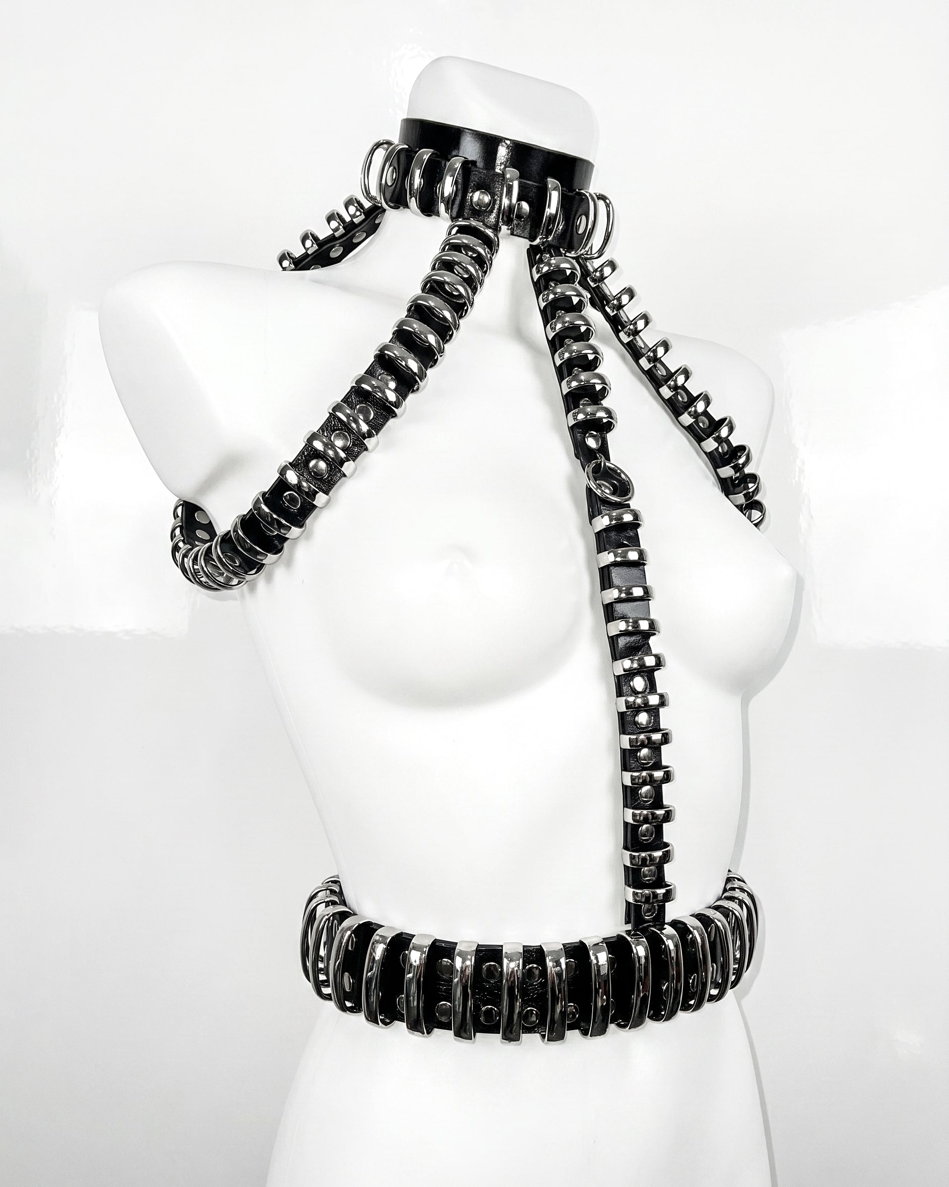 ATÉLIER JIVOMIR CRAZY MULTI RING HARNESS LUXURY VEGAN FASHION AND ACCESSORIES