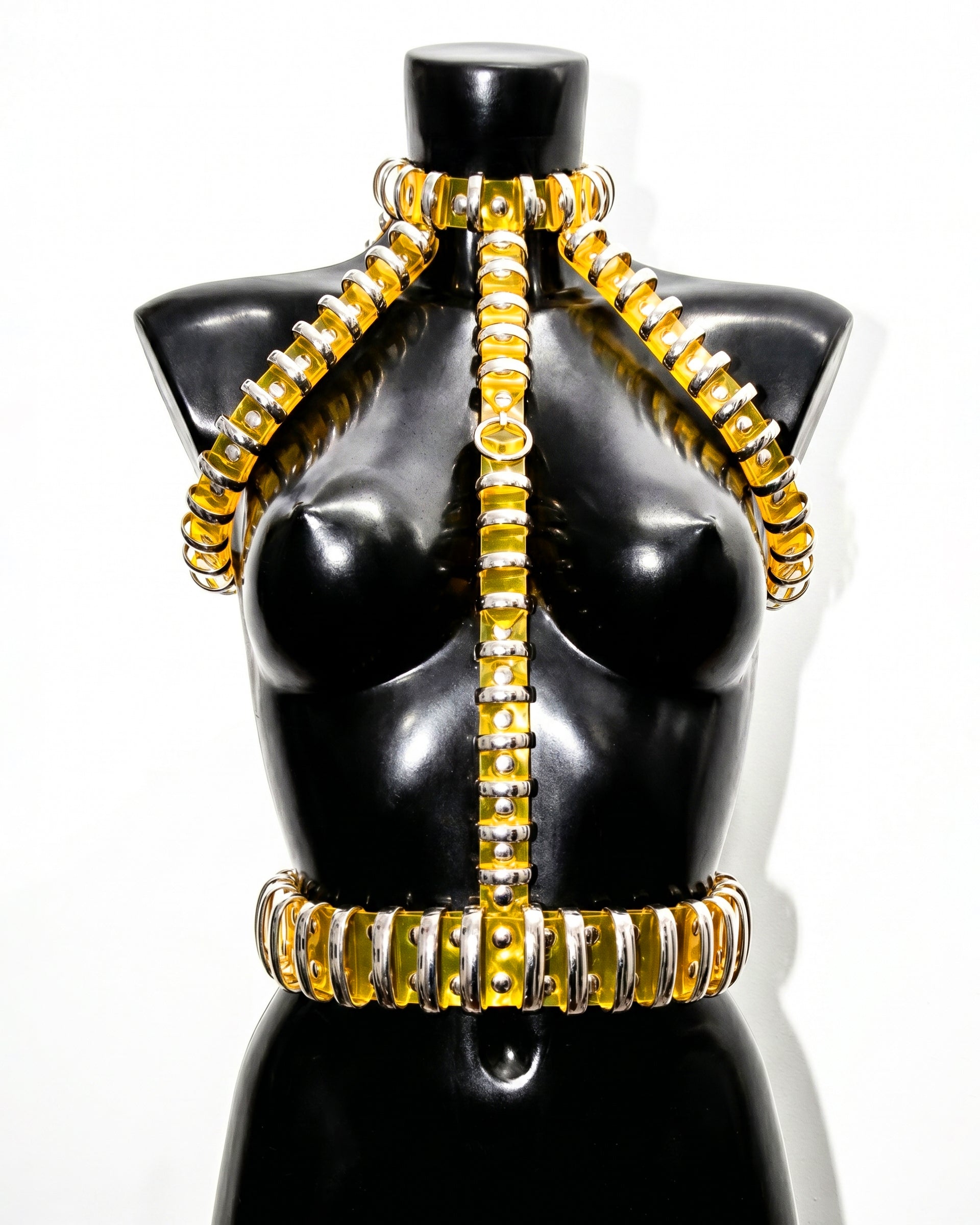 ATÉLIER JIVOMIR CRAZY MULTI RING HARNESS LUXURY VEGAN FASHION AND ACCESSORIES