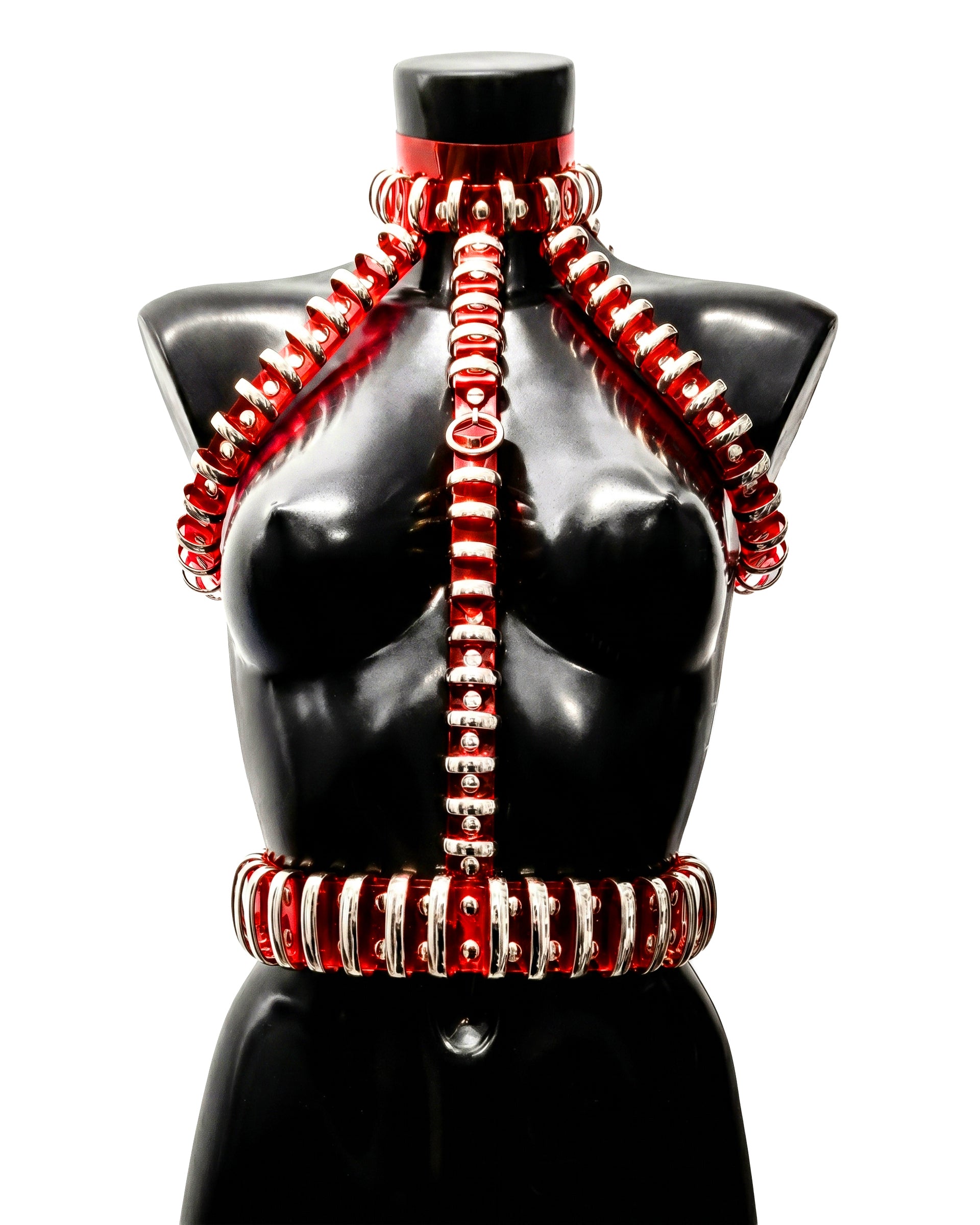 ATÉLIER JIVOMIR CRAZY MULTI RING HARNESS LUXURY VEGAN FASHION AND ACCESSORIES