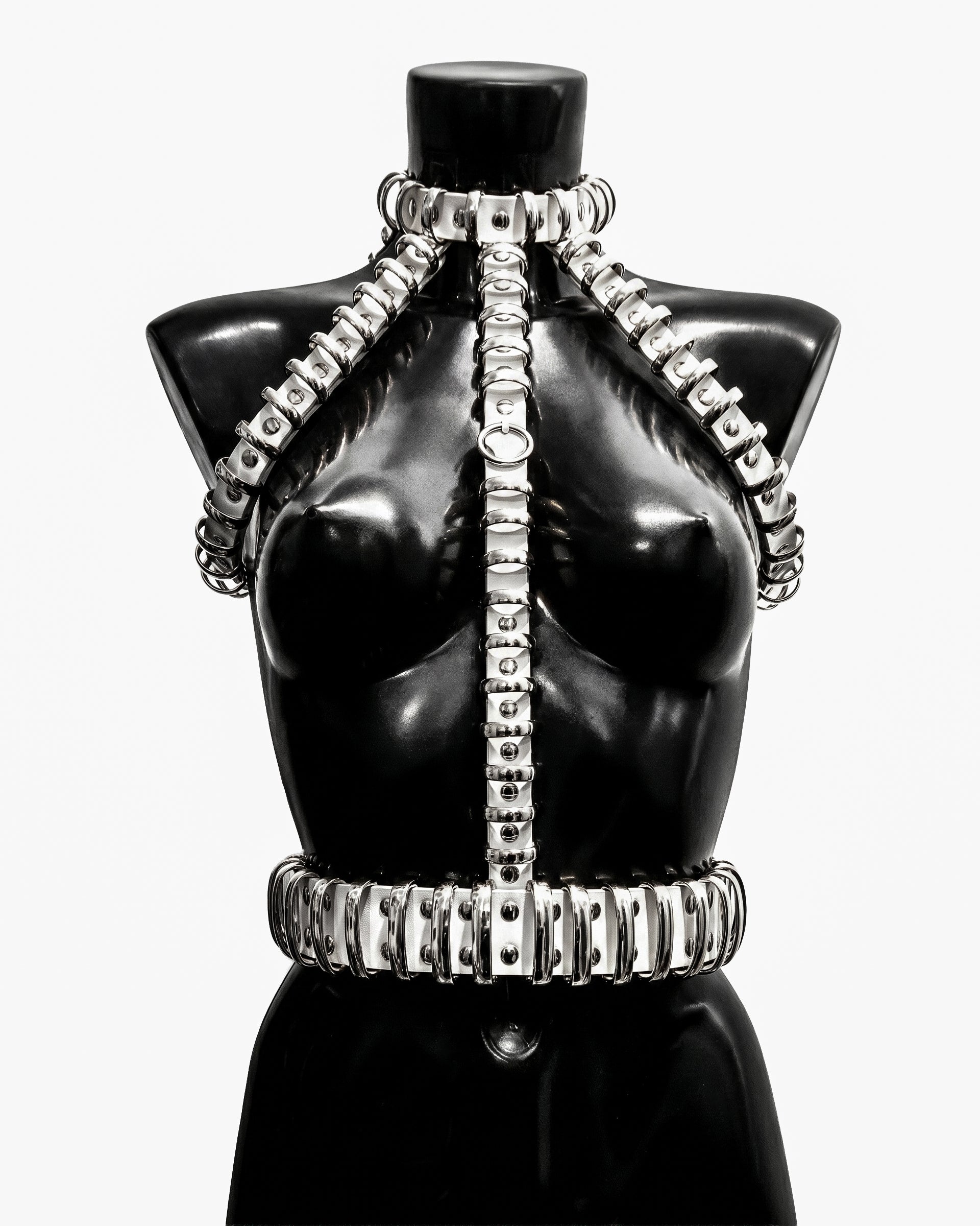 ATÉLIER JIVOMIR CRAZY MULTI RING HARNESS LUXURY VEGAN FASHION AND ACCESSORIES