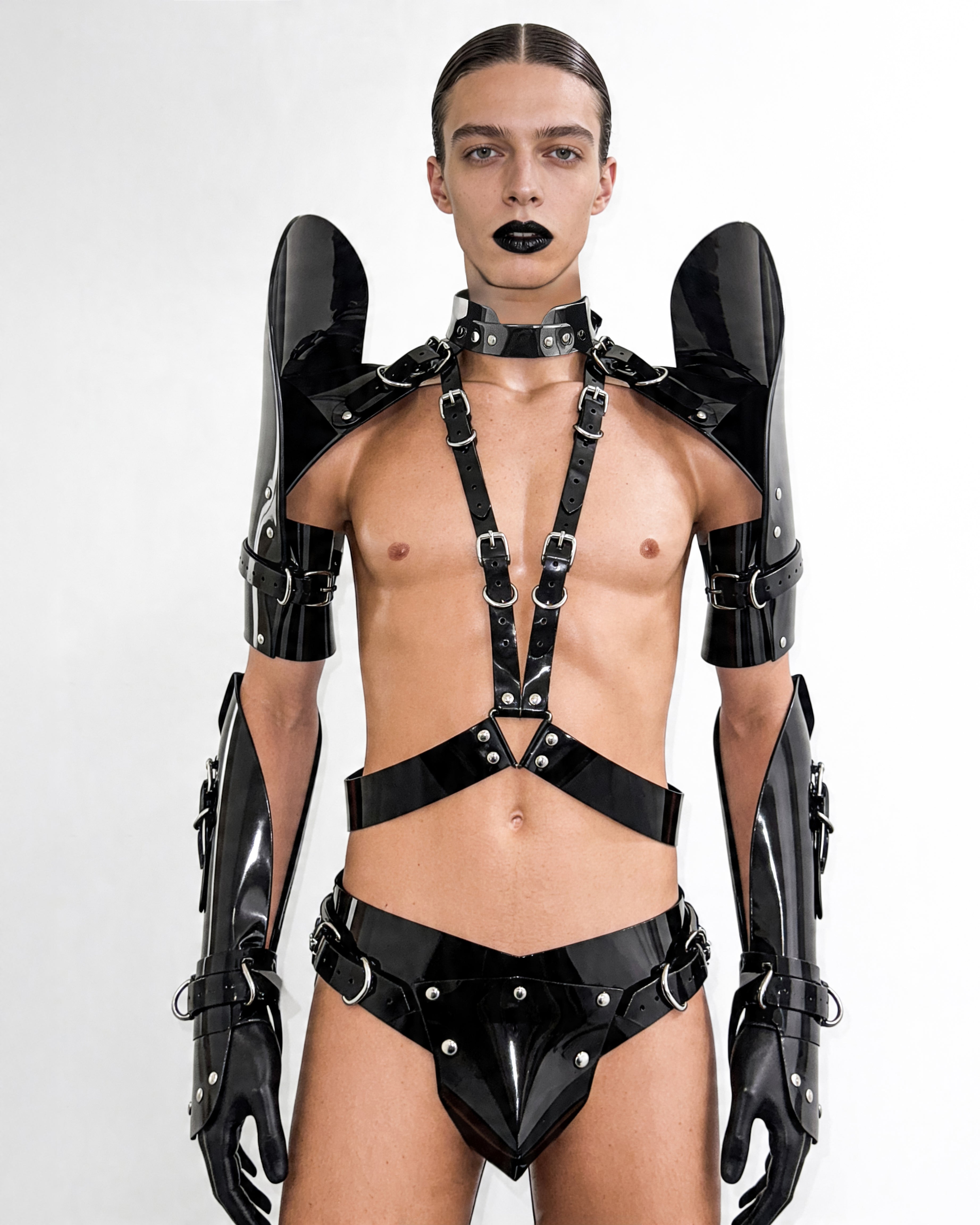 ATÉLIER JIVOMIR MENS VEGAN HARNESS LUXURY FASHION ACCESSORIES CRAFTED
