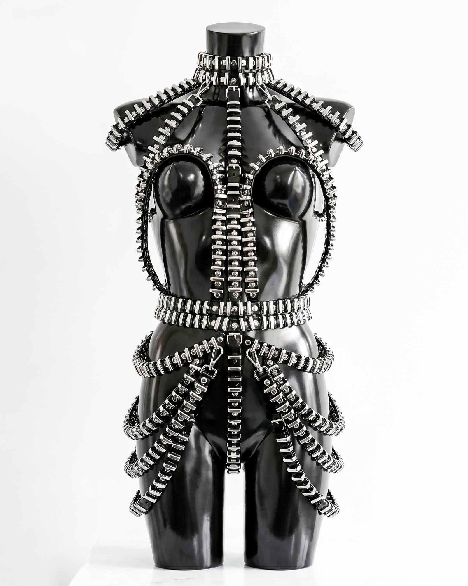 ATÉLIER JIVOMIR MINI RING BRVAES DRESS luxury vegan future fashion and accessories crafted in England