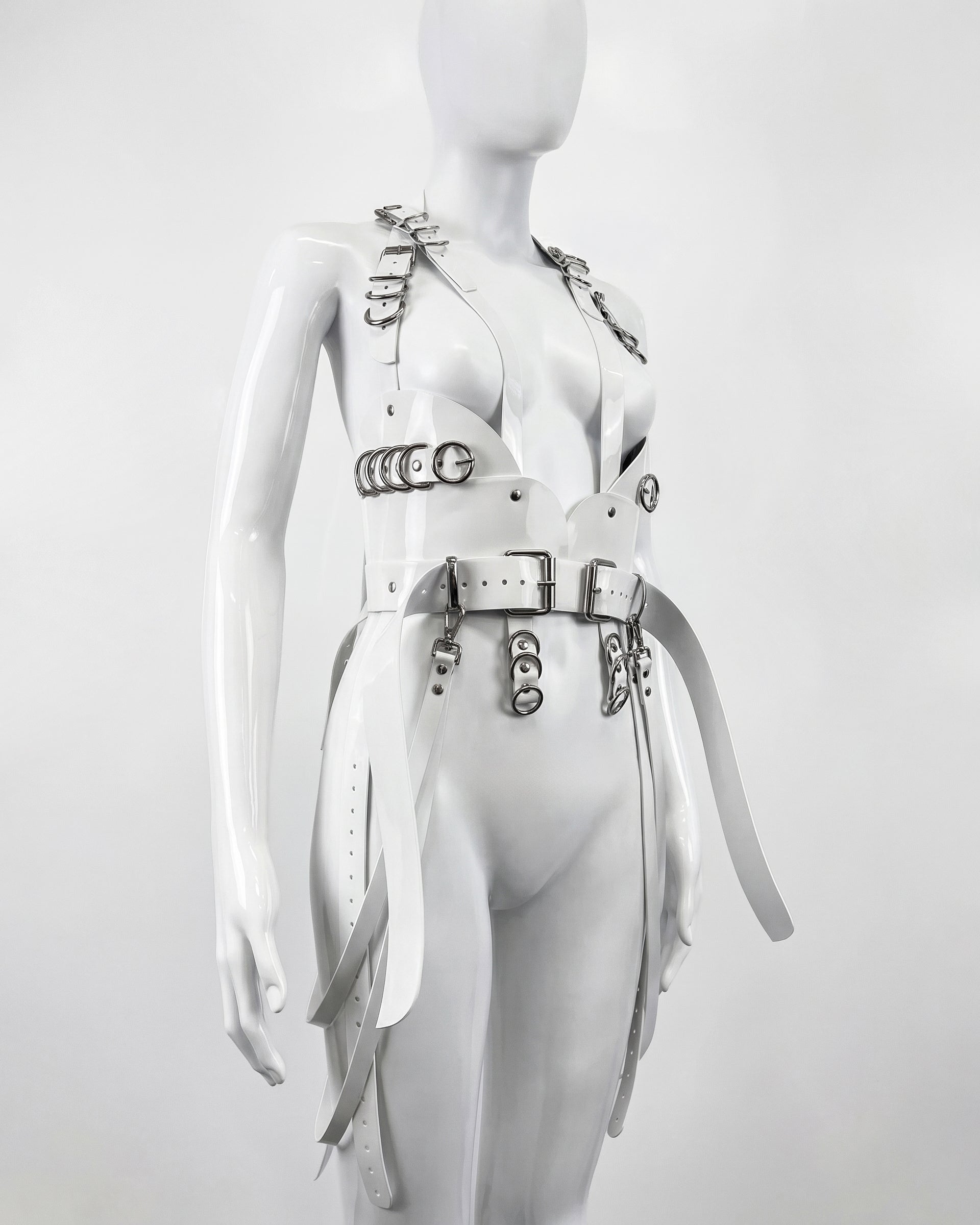 Christina Aguilera XTINA ATÉLIER JIVOMIR vegan harness one for all luxury fashion