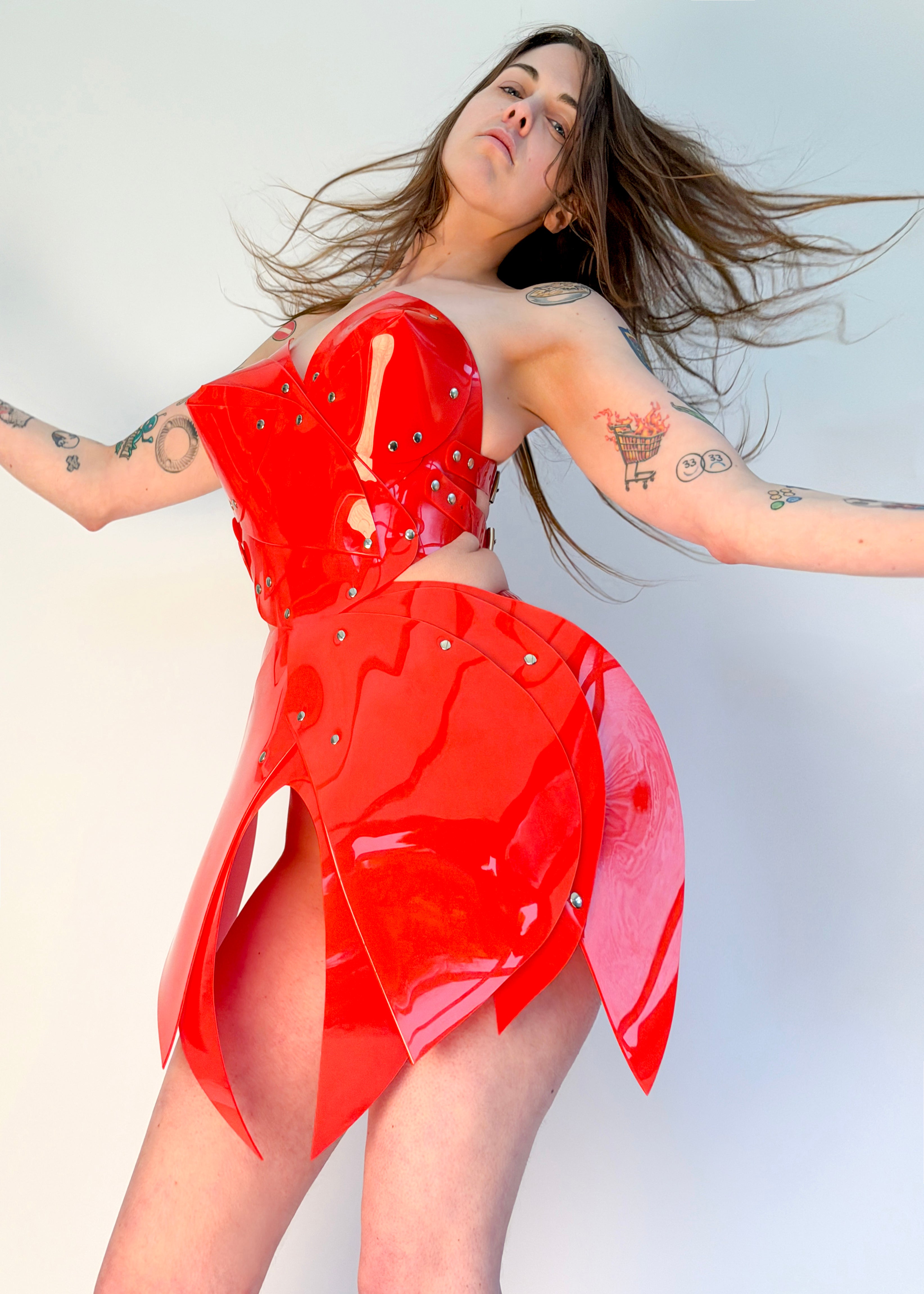 ATÉLIER JIVOMIR vegan vinyl luxury hand crafted crafted couture