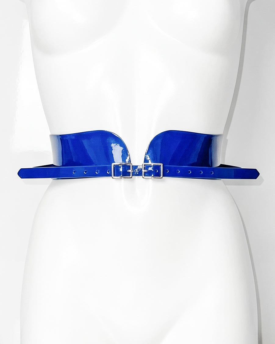 ATÉLIER JIVOMIR CAGE HIPSTER BELT LUXURY VEGAN VINYL FASHION ACCESSORY