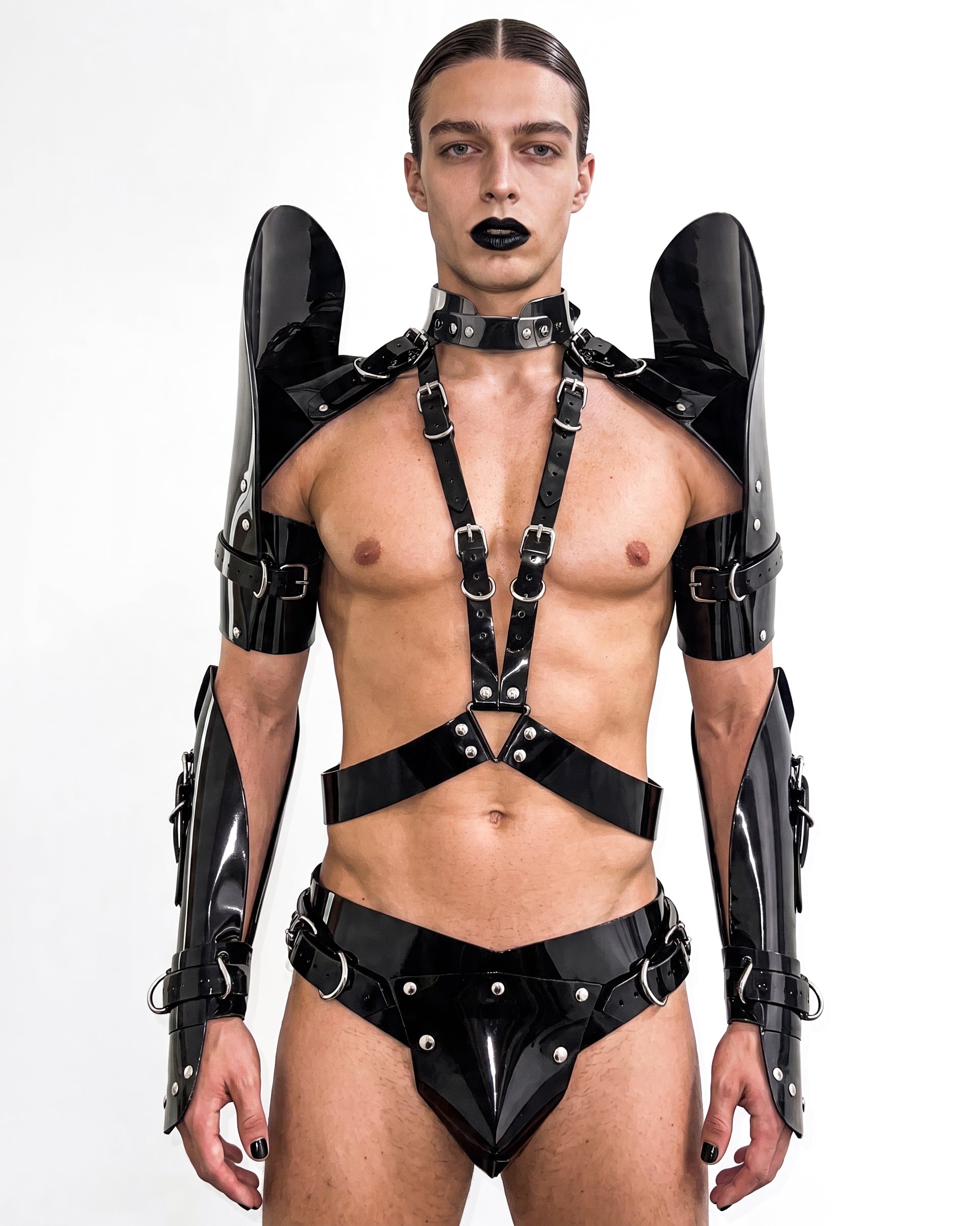 ATÉLIER JIVOMIR MENS VEGAN HARNESS LUXURY FASHION ACCESSORIES CRAFTED