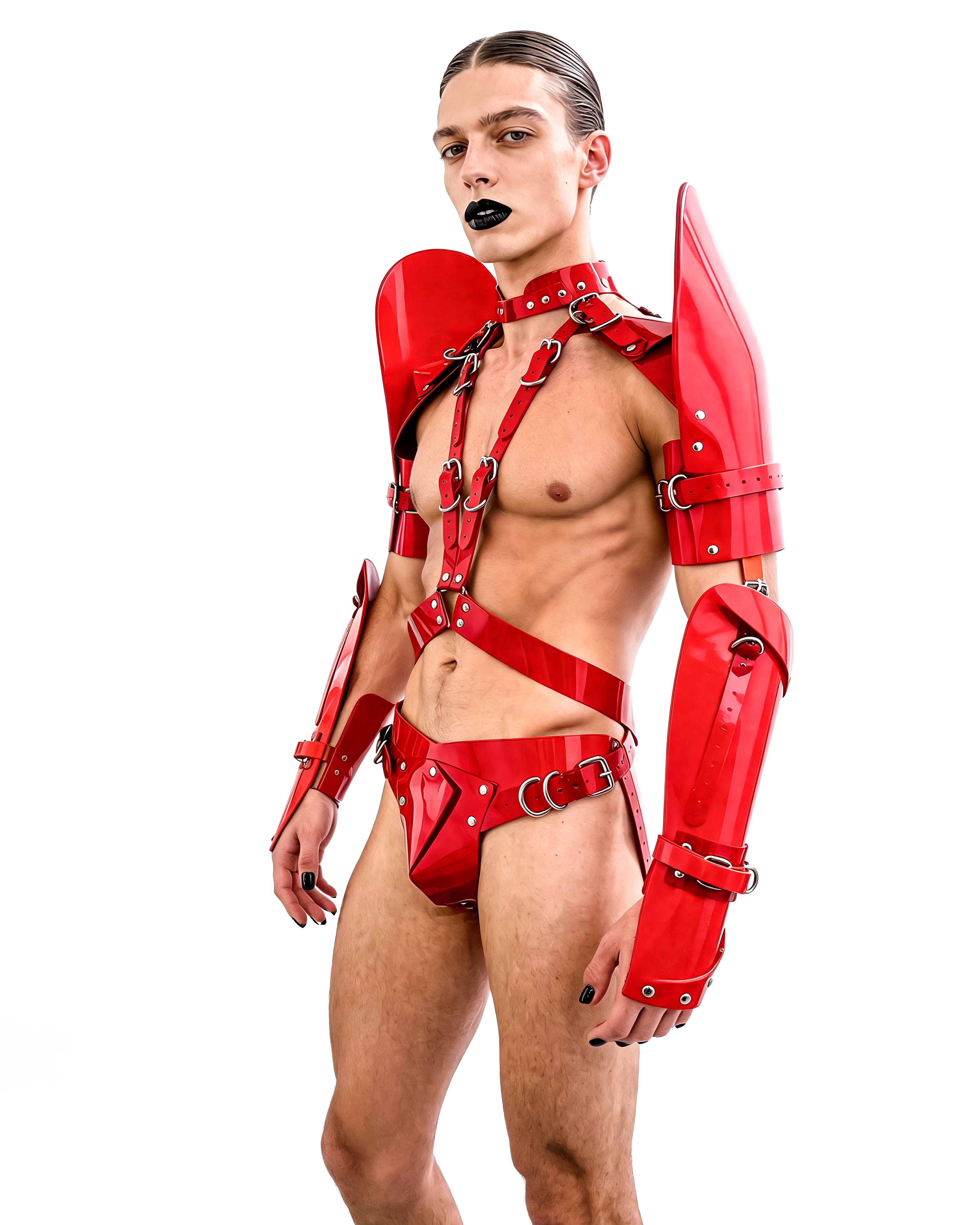 ATÉLIER JIVOMIR MENS VEGAN HARNESS LUXURY FASHION ACCESSORIES CRAFTED