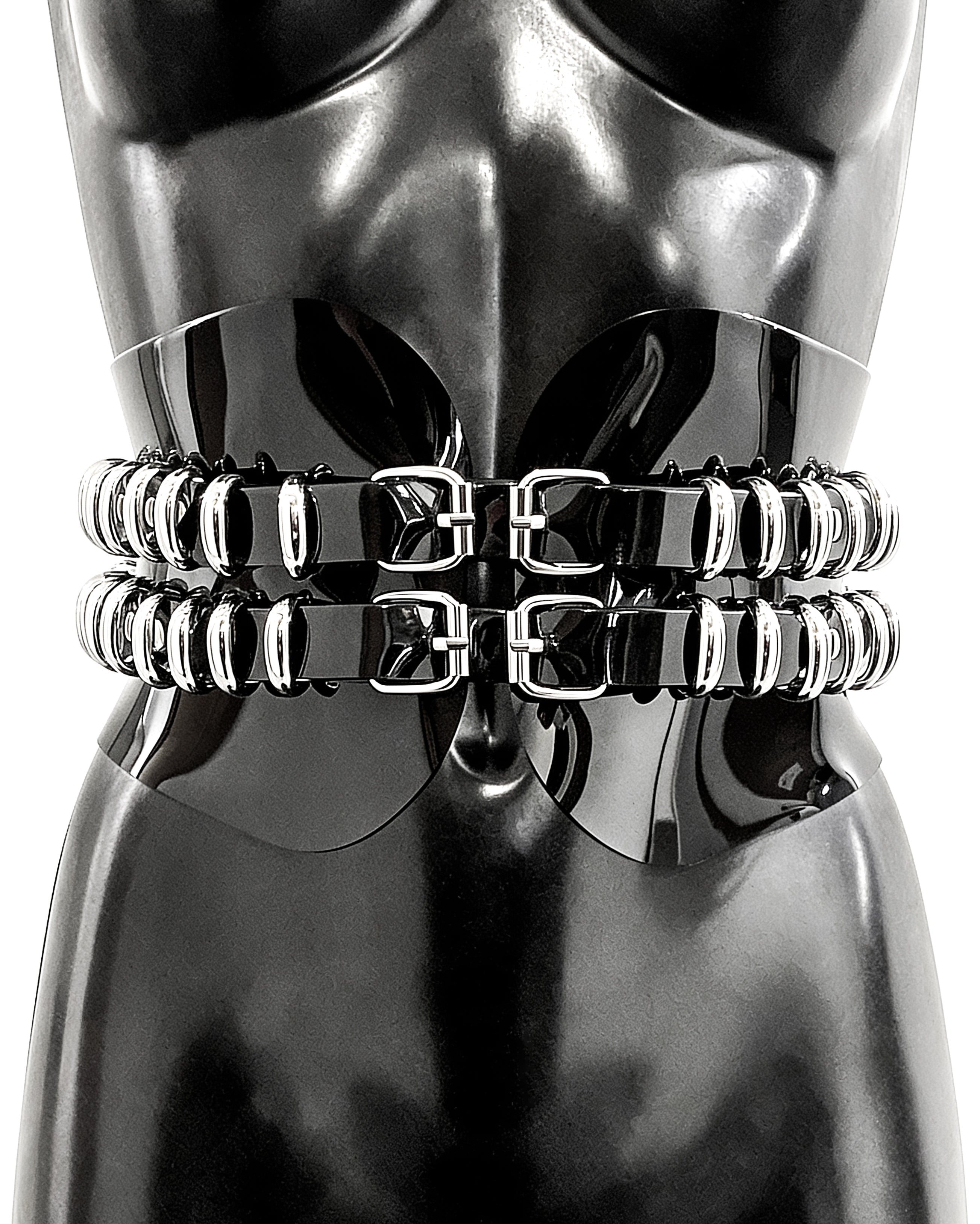 ATÉLIER JIVOMIR X JULIEN MCDONALD LONDON FASHION WEEK ACCESSORY COLLAB LUXURY VEGAN FASHION HAND CRAFTED TO ORDER ONLY ESSENTIAL COLLECTIBLE BELT