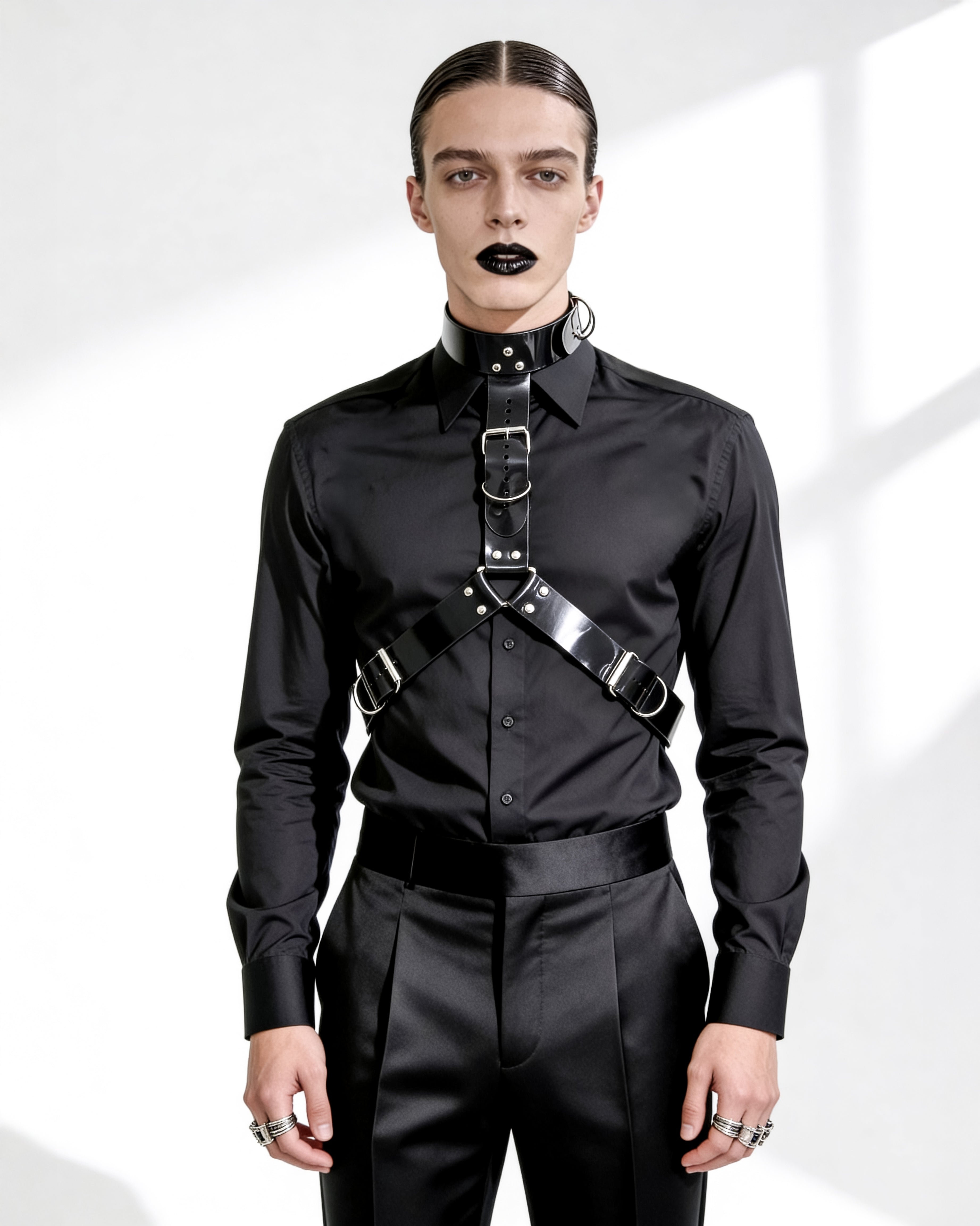 ATÉLIER JIVOMIR MENS VEGAN HARNESS fashion accessory luxury