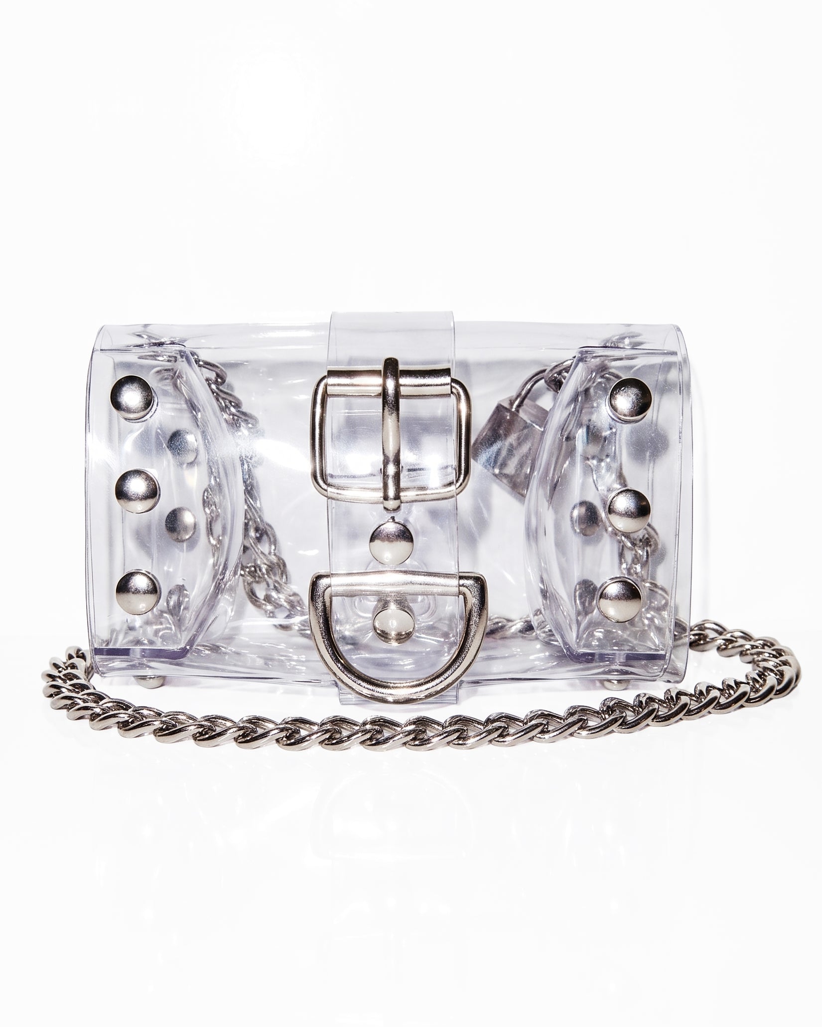 The Secret LUXURY VEGAN Purse HAND Bag ATÉLIER JIVOMIR must have small purse vegan vinyl handbag Perfectly sized for secret CLEAR