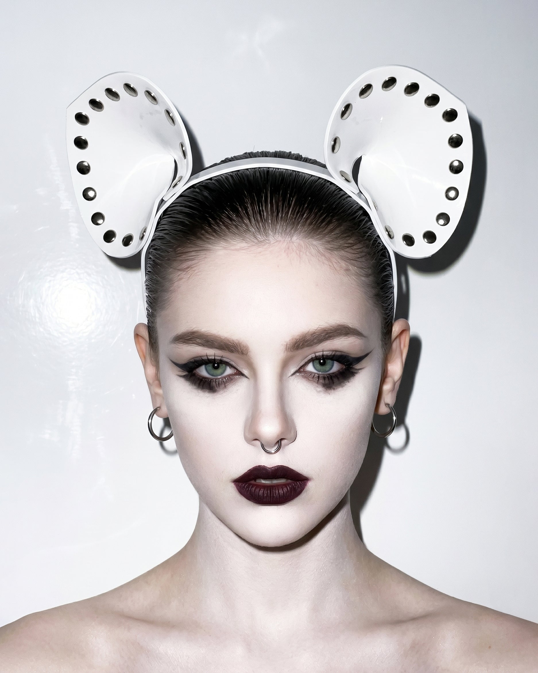 ATÉLIER JIVOMIR LUXURY VEGAN FASHION AND ACCESSORIES STUDDED HEABAND