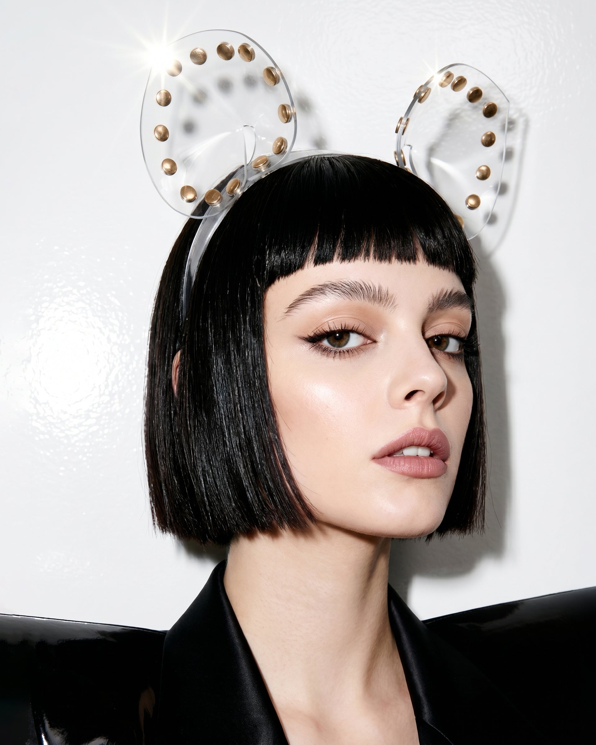 ATÉLIER JIVOMIR LUXURY VEGAN FASHION AND ACCESSORIES STUDDED HEABAND