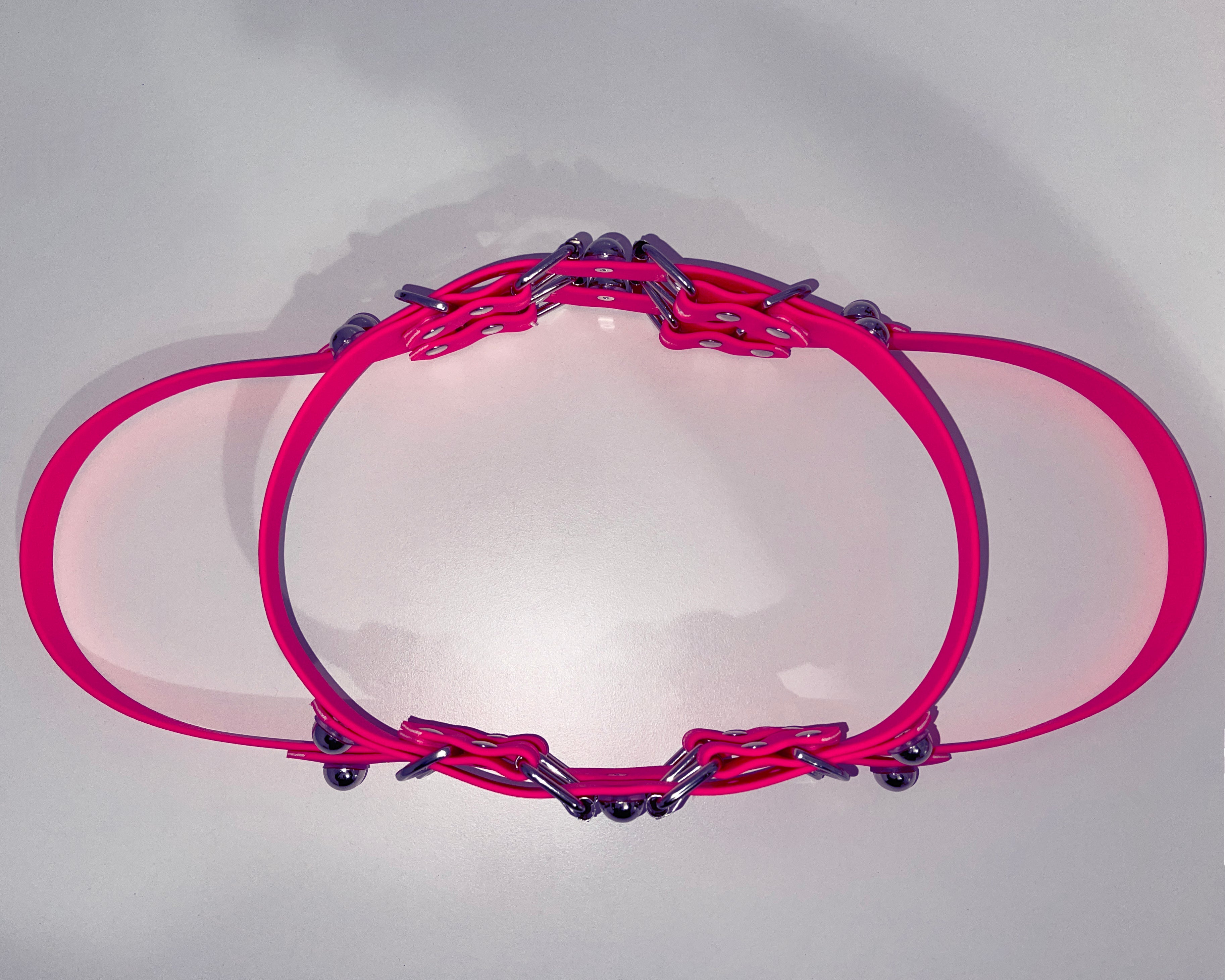 Jivomir Domoustchiev pure straps kink onesie styling fashion accessories must have future love designer lux rubberised latex vegan crafted belt