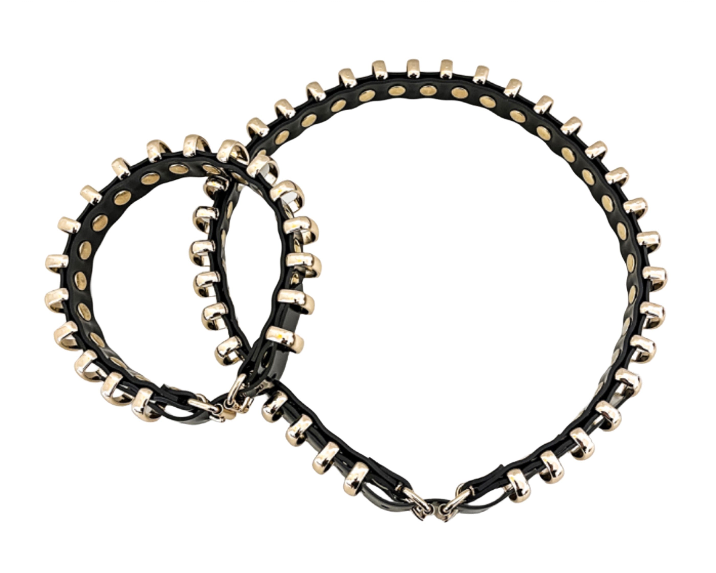 vegan vinyl fashion accessories luxury hand crafted to order London Jivomir Domoustchiev COLLAR CHOCKER