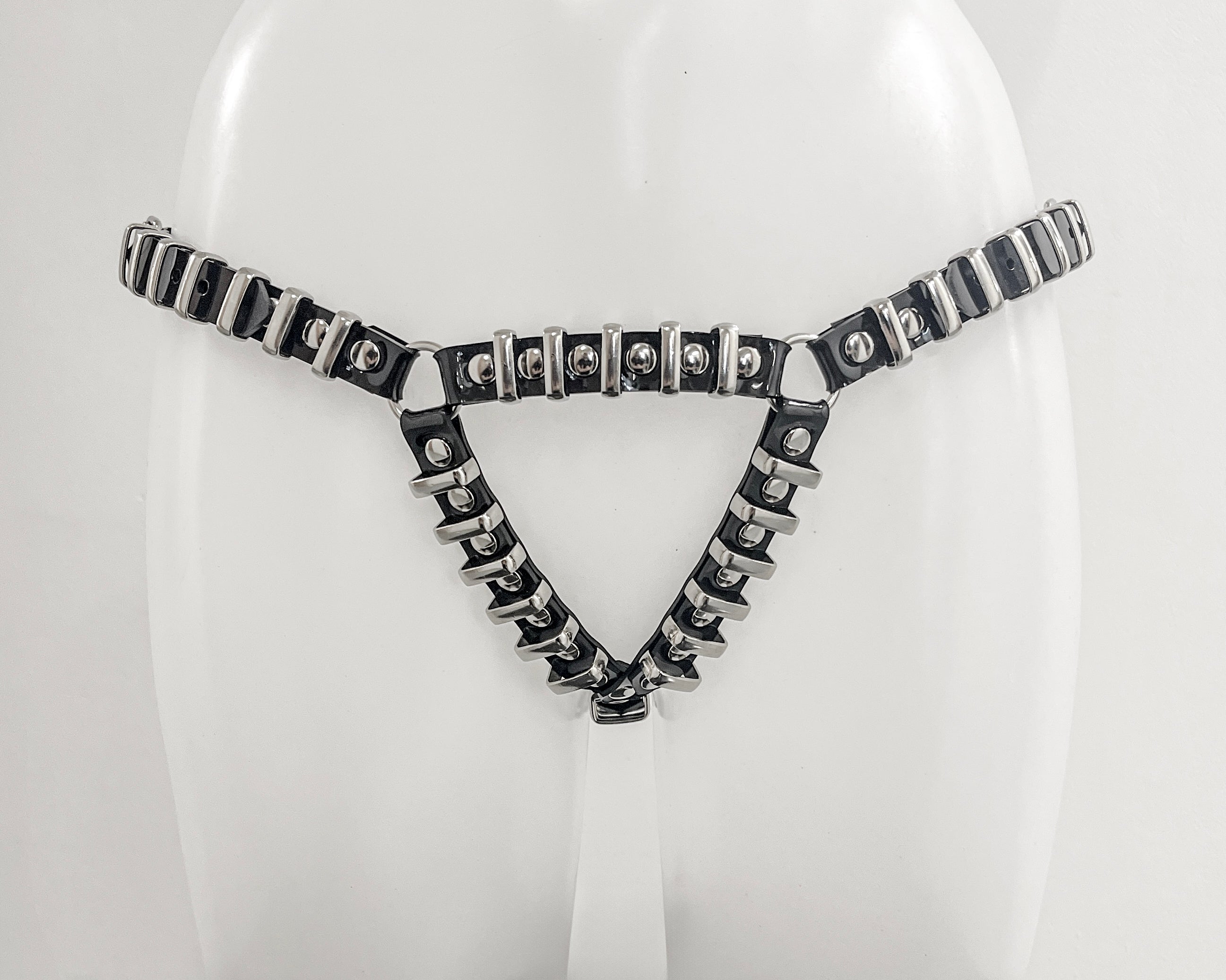 Jivomir Domoustchiev vegan vinyl pvc fashion wearable sculpture hand crafted to order only in East London Atelier independent luxury brand bras and panties knickers