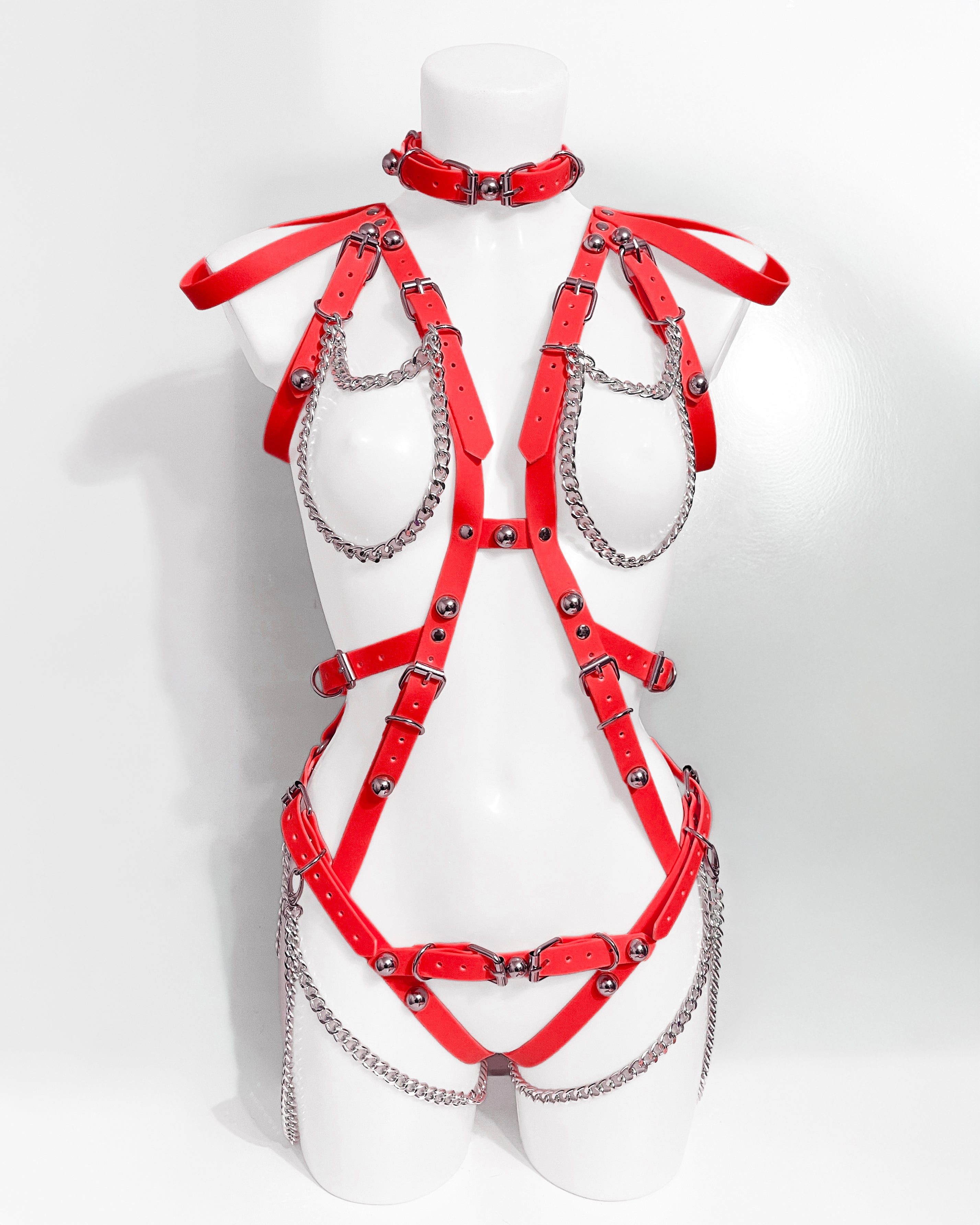 Jivomir Domoustchiev pure straps kink onesie styling fashion accessories must have future love designer lux rubberised latex vegan crafted