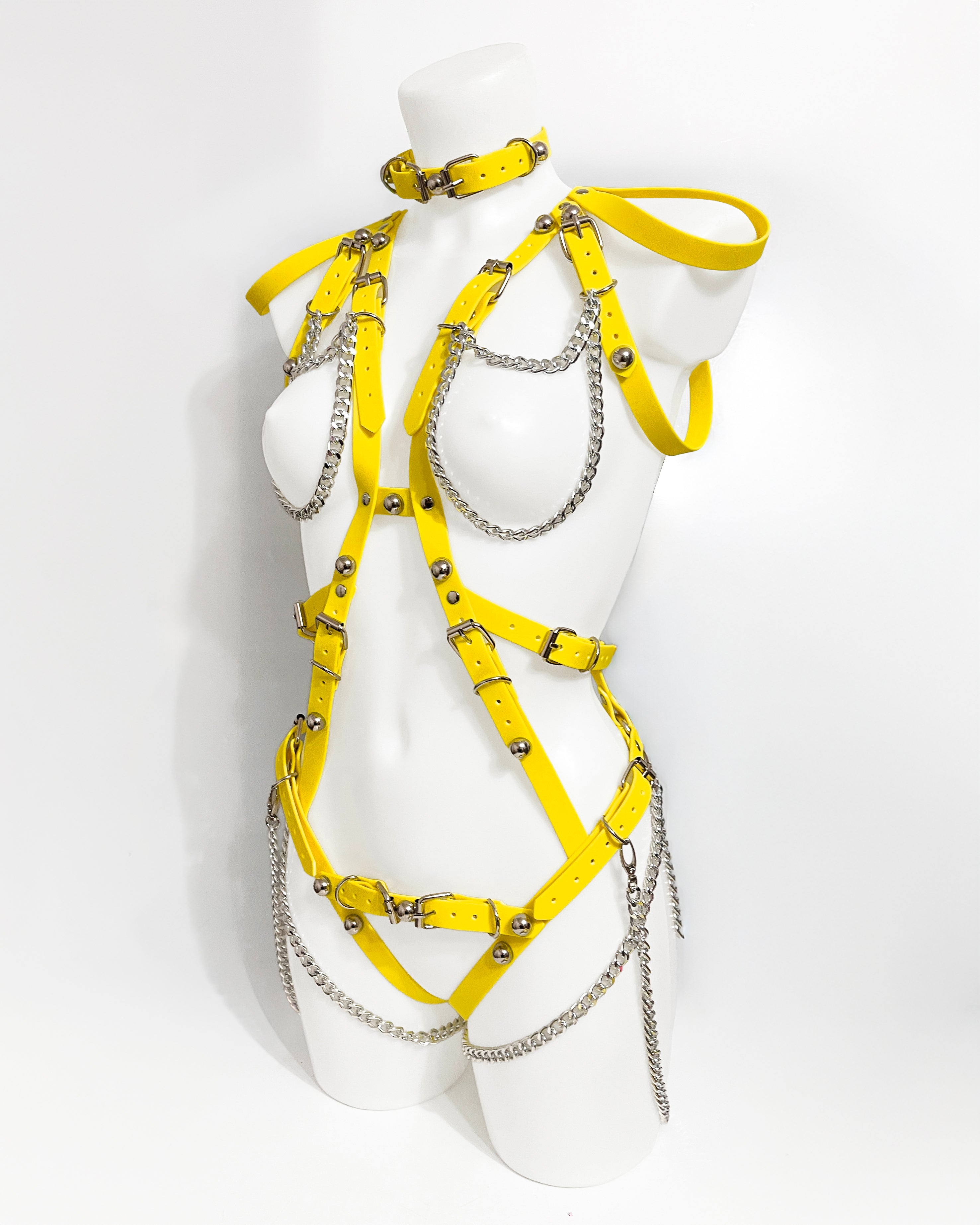 Jivomir Domoustchiev pure straps kink onesie styling fashion accessories must have future love designer lux rubberised latex vegan crafted