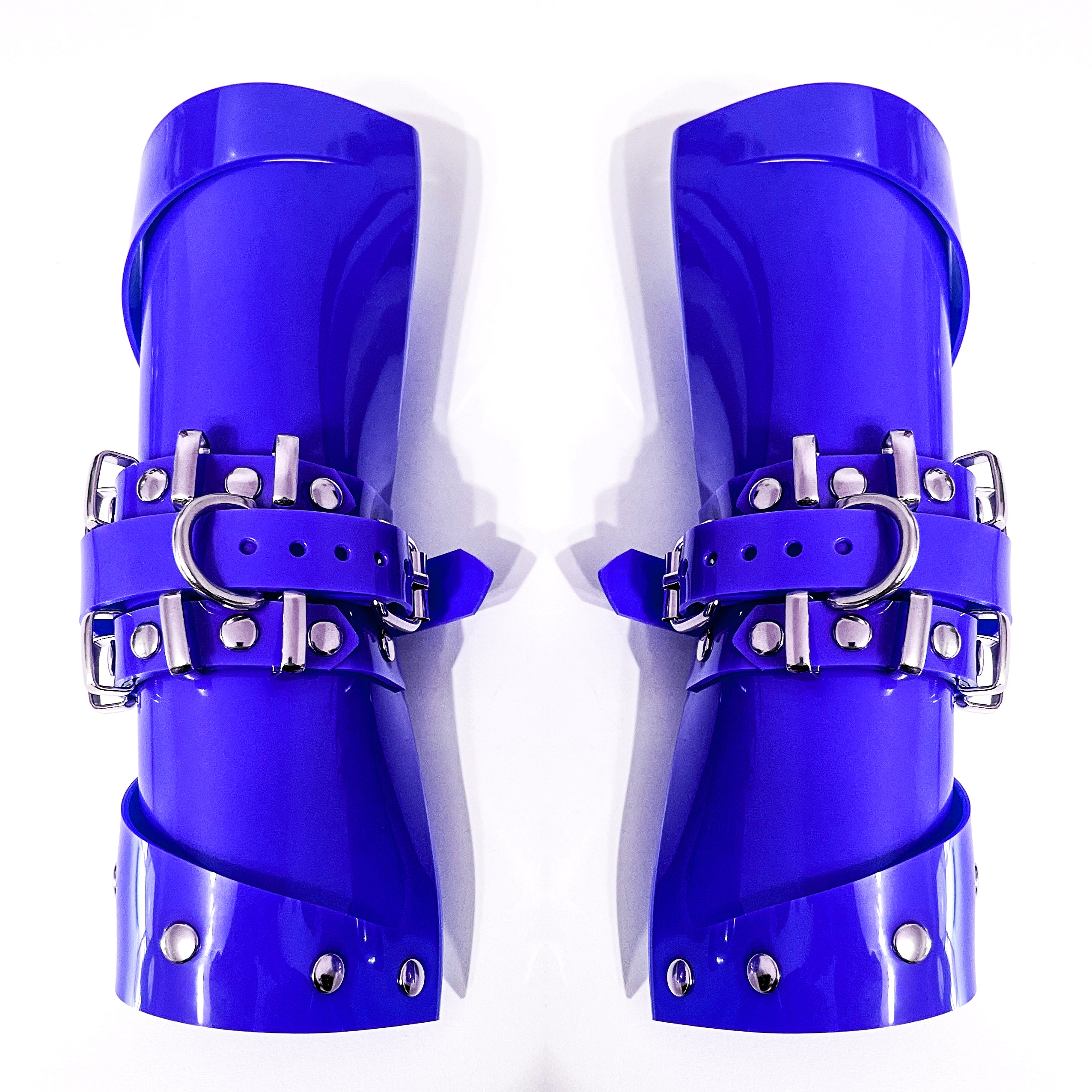 ATÉLIER JIVOMIR LUXURY VINYL PVC CUFFS GAUNTLETS MINI RINGS FASHION ACCESSORIES