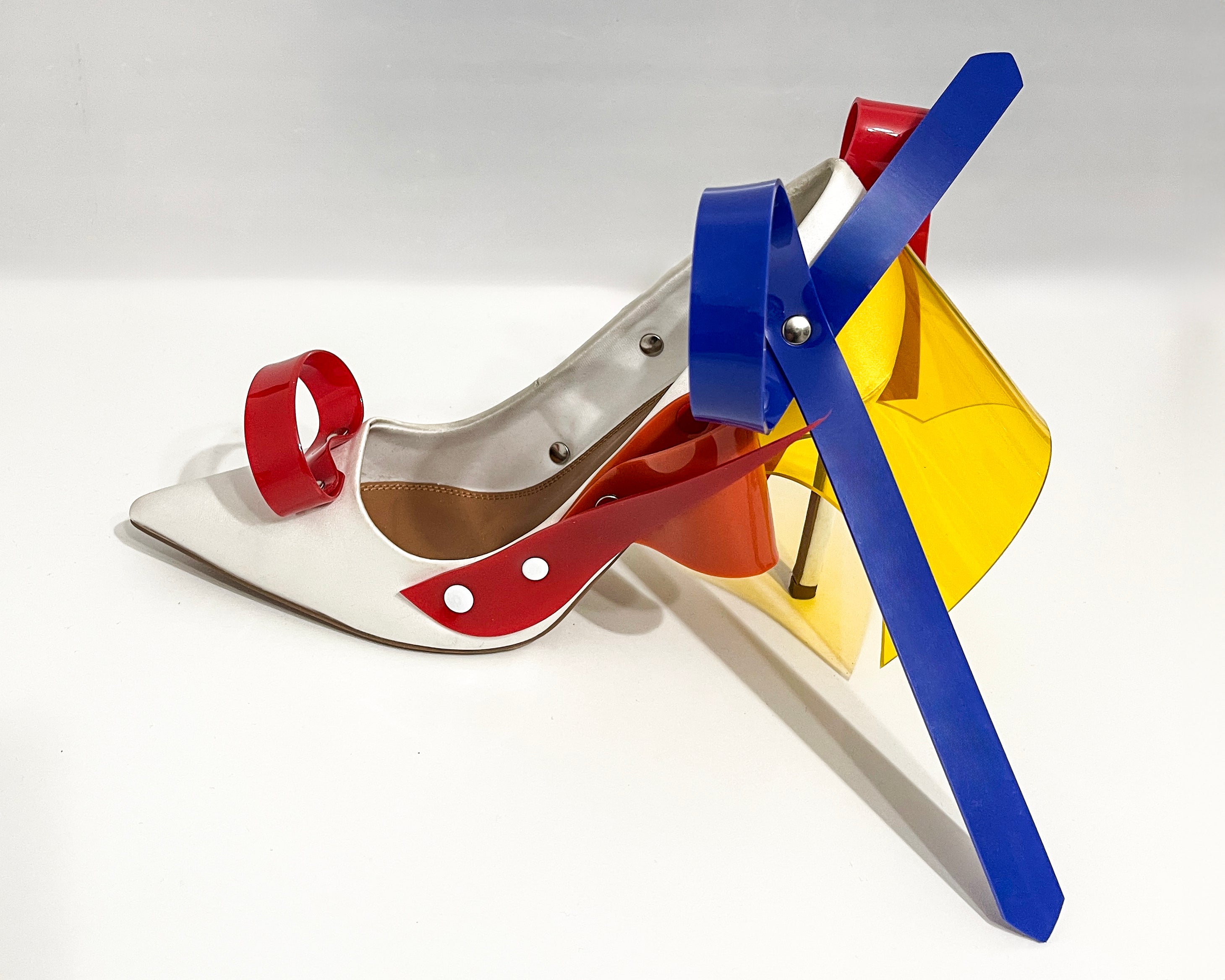 Jivomir Domoustchiev Reimagneeverything Dress vegan vinyl wearable sculpture art reimagined future fashion couture