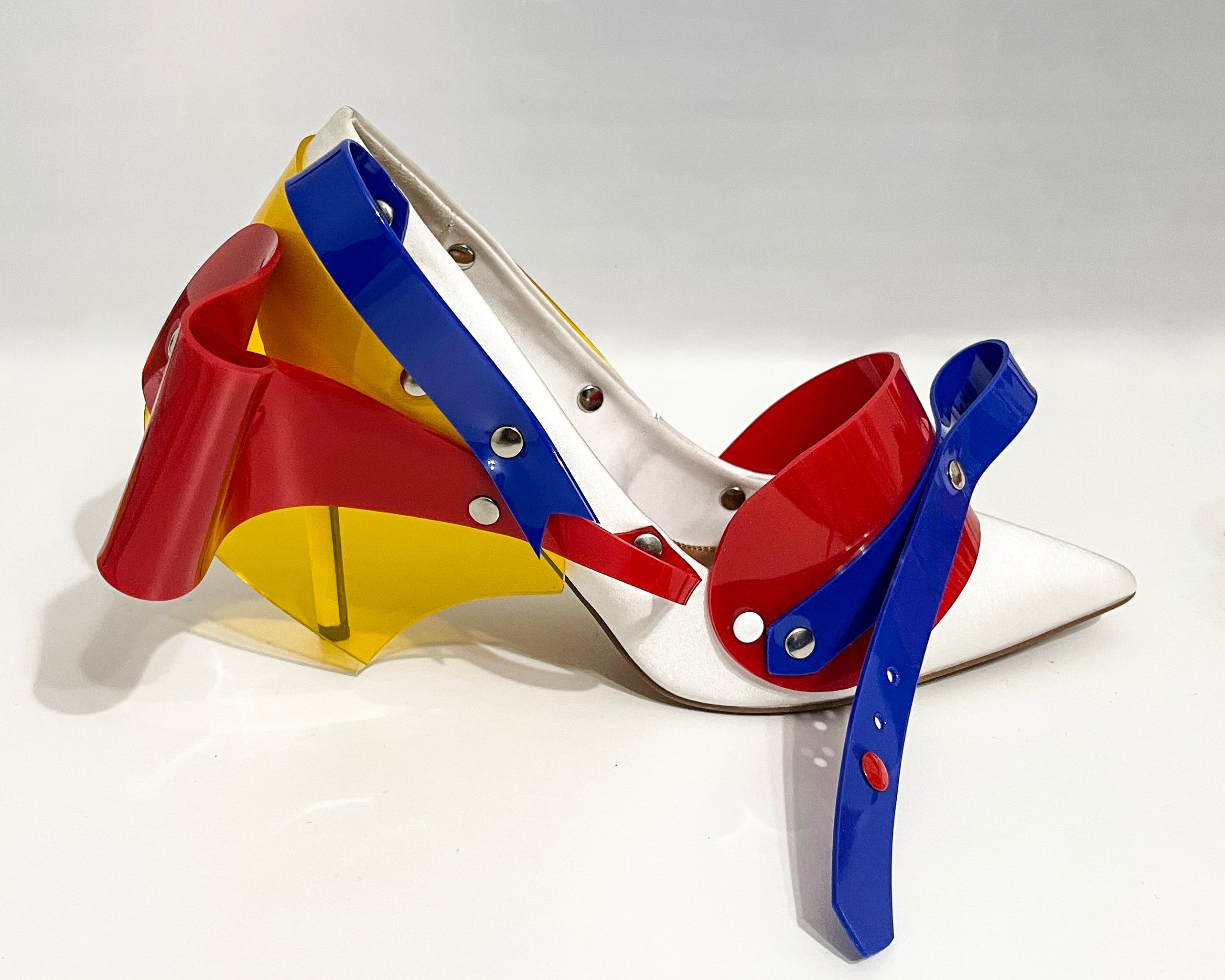 Jivomir Domoustchiev Reimagneeverything Dress vegan vinyl wearable sculpture art reimagined future fashion couture