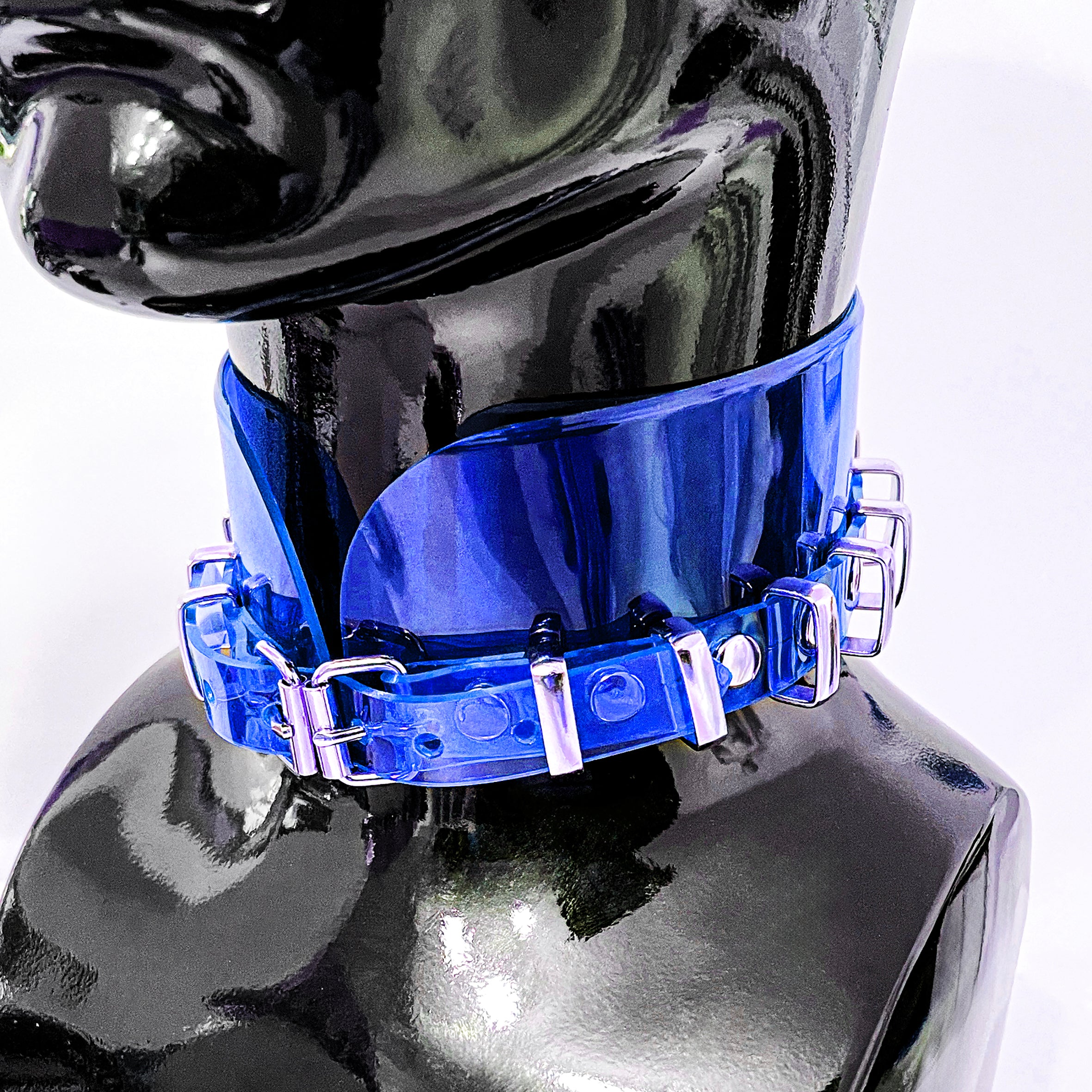 ATÉLIER JIVOMIR VINYL RING COLLAR CHOKER luxury vegan fashion accessories