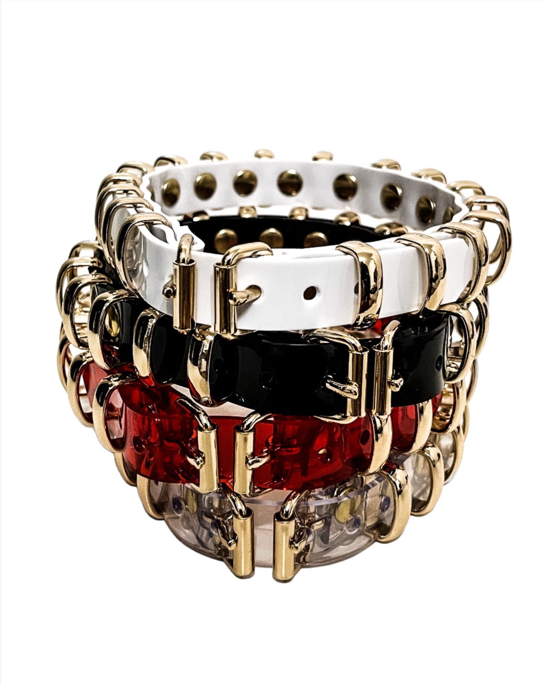 Jivomir Domoustchiev vegan vinyl pvc fashion wearable sculpture hand crafted to order only in East London Atelier independent luxury brand bras and panties knickers COLLAR CHOCKER