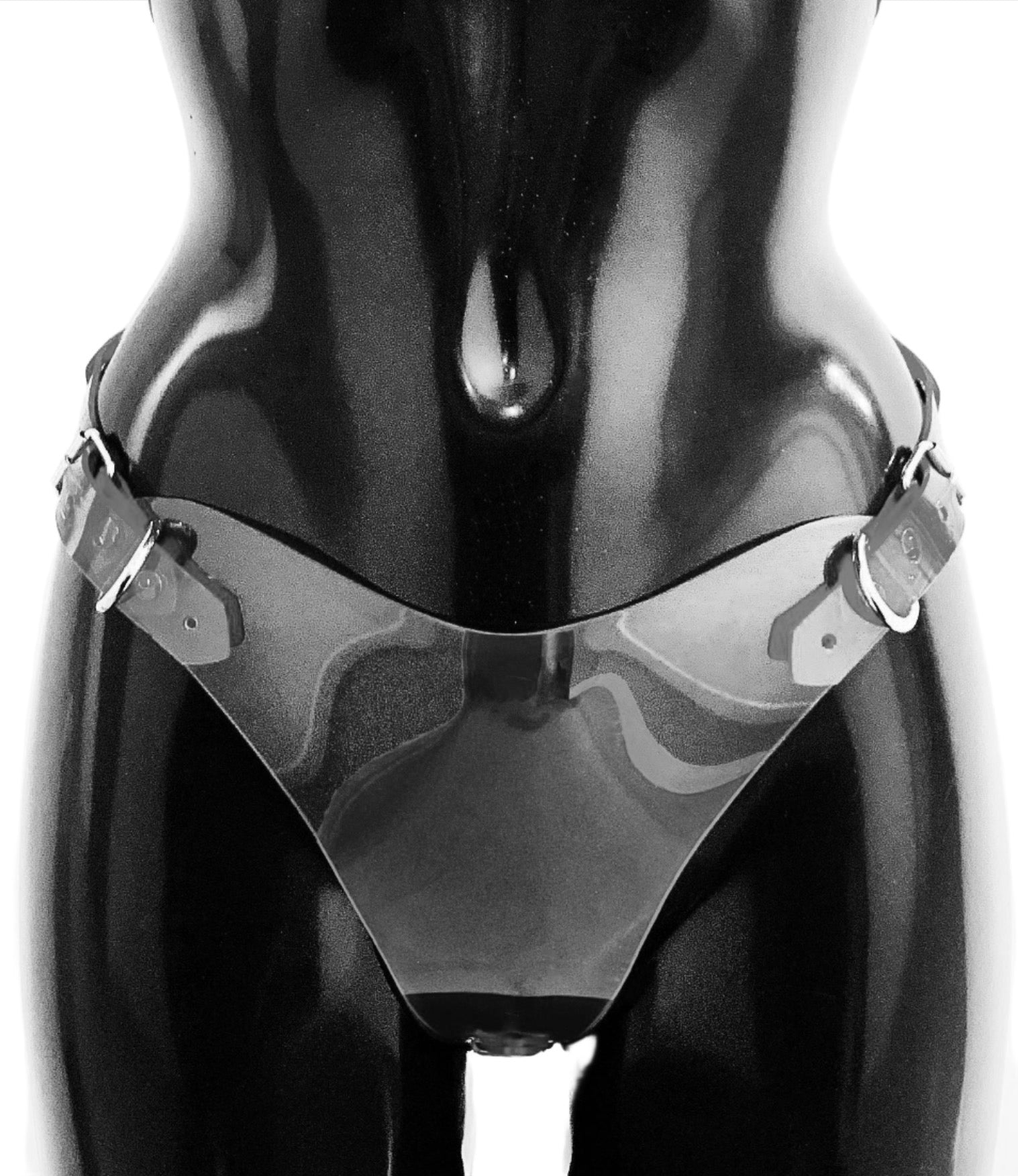 Jivomir Domoustchiev vegan vinyl pvc fashion wearable sculpture hand crafted to order only in East London Atelier independent luxury brand