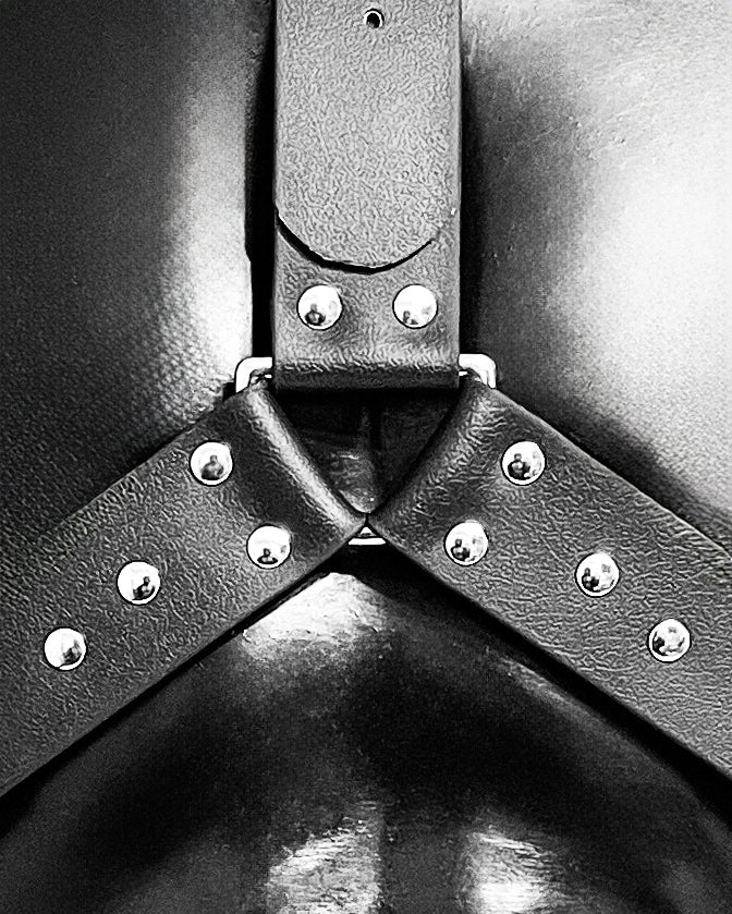 Jivomir Domoustchiev harness set vegan kink fashion accessories hand crafted luxury must have future love designer present