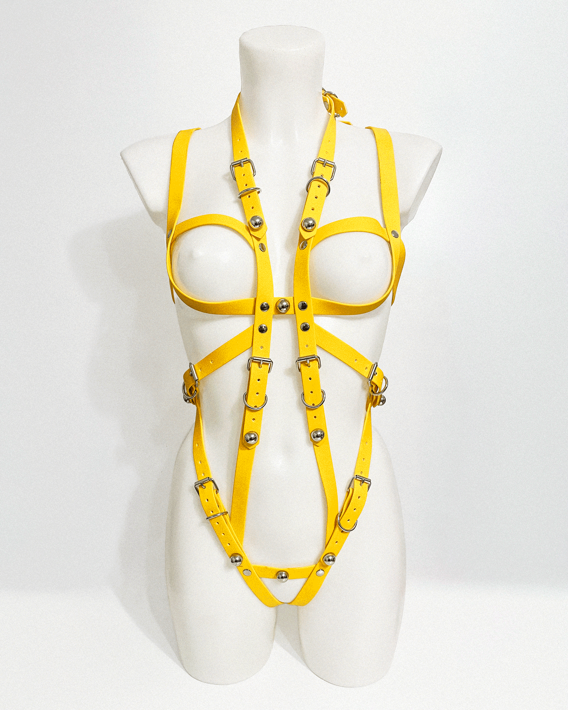 ATÉLIER JIVOMIR vegan bio strap onese yellow