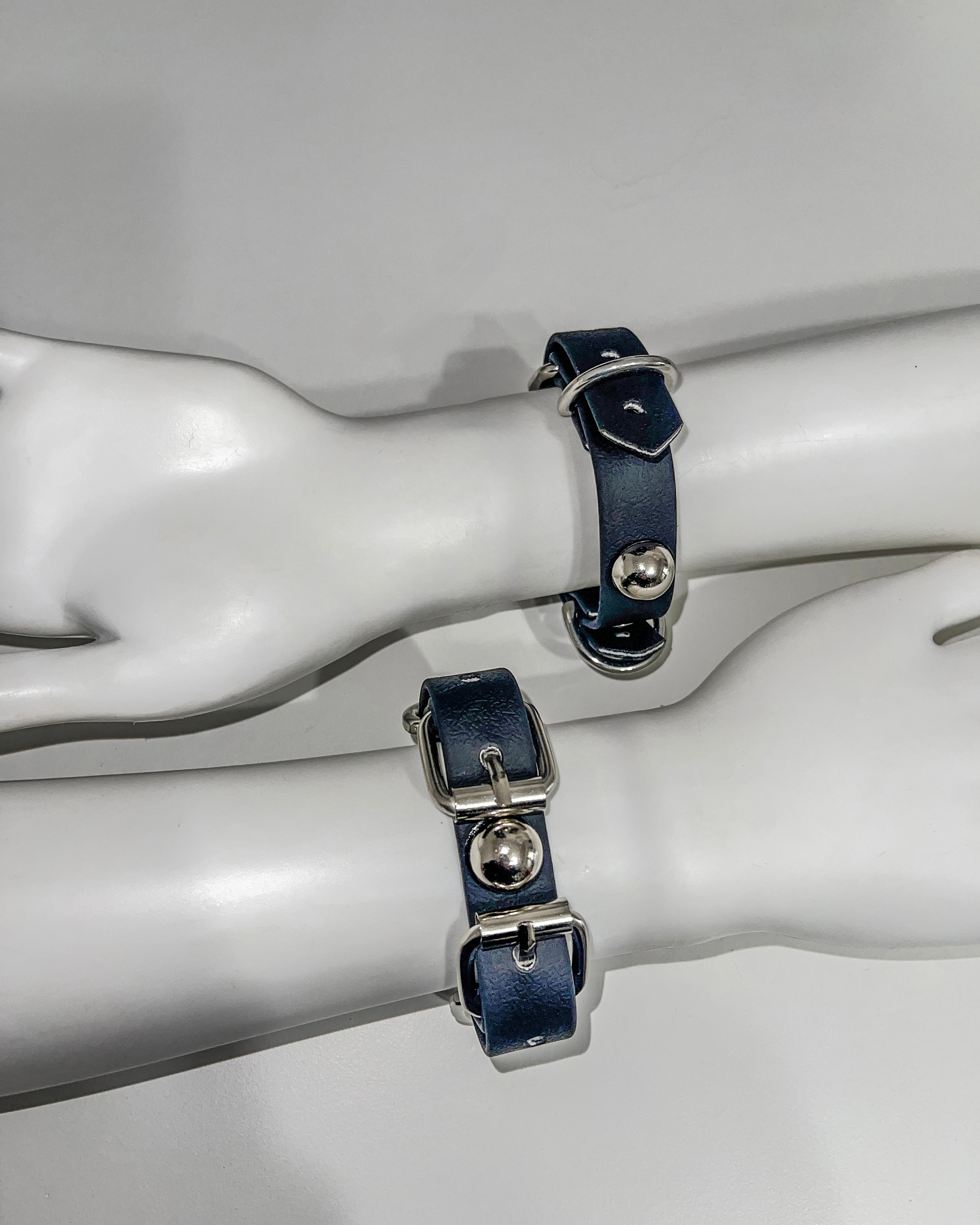 Jivomir Domoustchiev dom cuffs vegan rubberised must have fashion accessories kink designer luxury