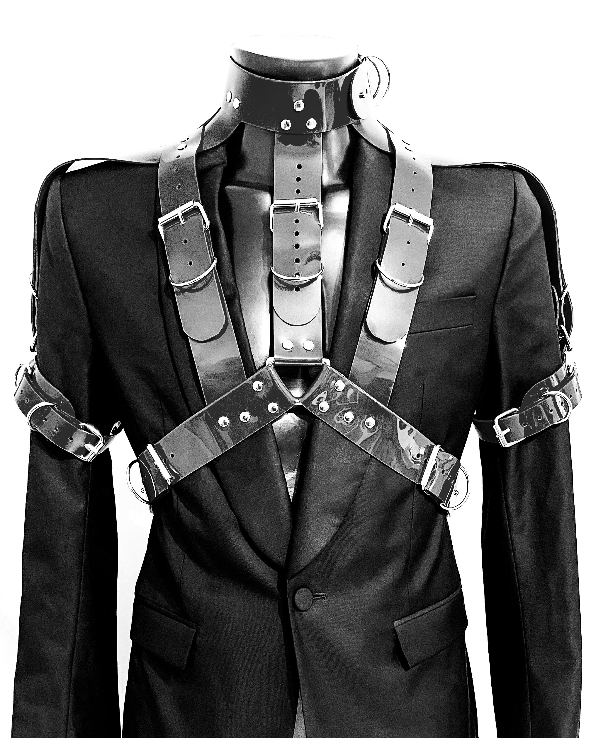 ATÉLIER JIVOMIR J harness set vegan kink fashion accessories hand crafted luxury must have future love designer MENS FASHION