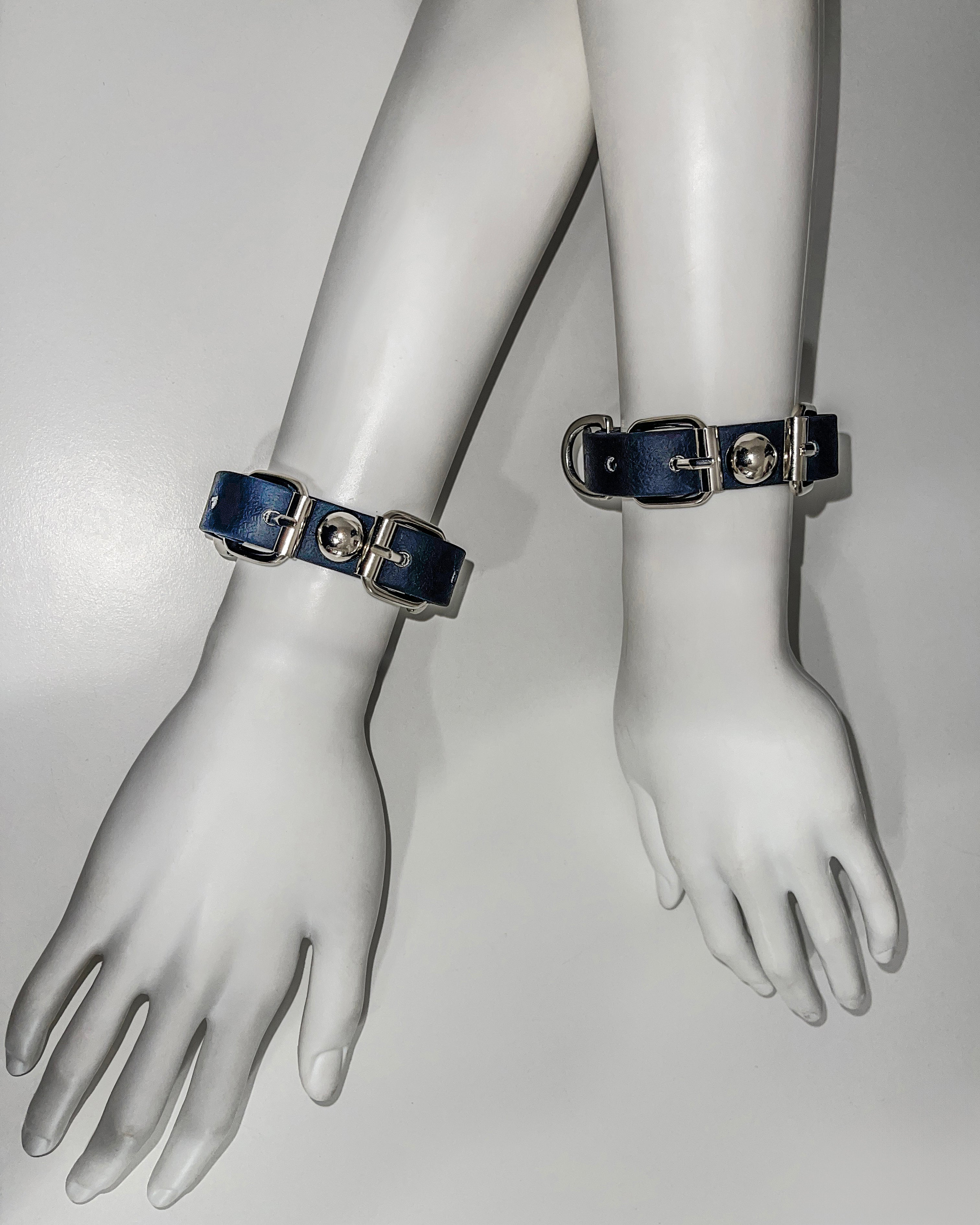 Jivomir Domoustchiev dom cuffs vegan rubberised must have fashion accessories kink designer luxury