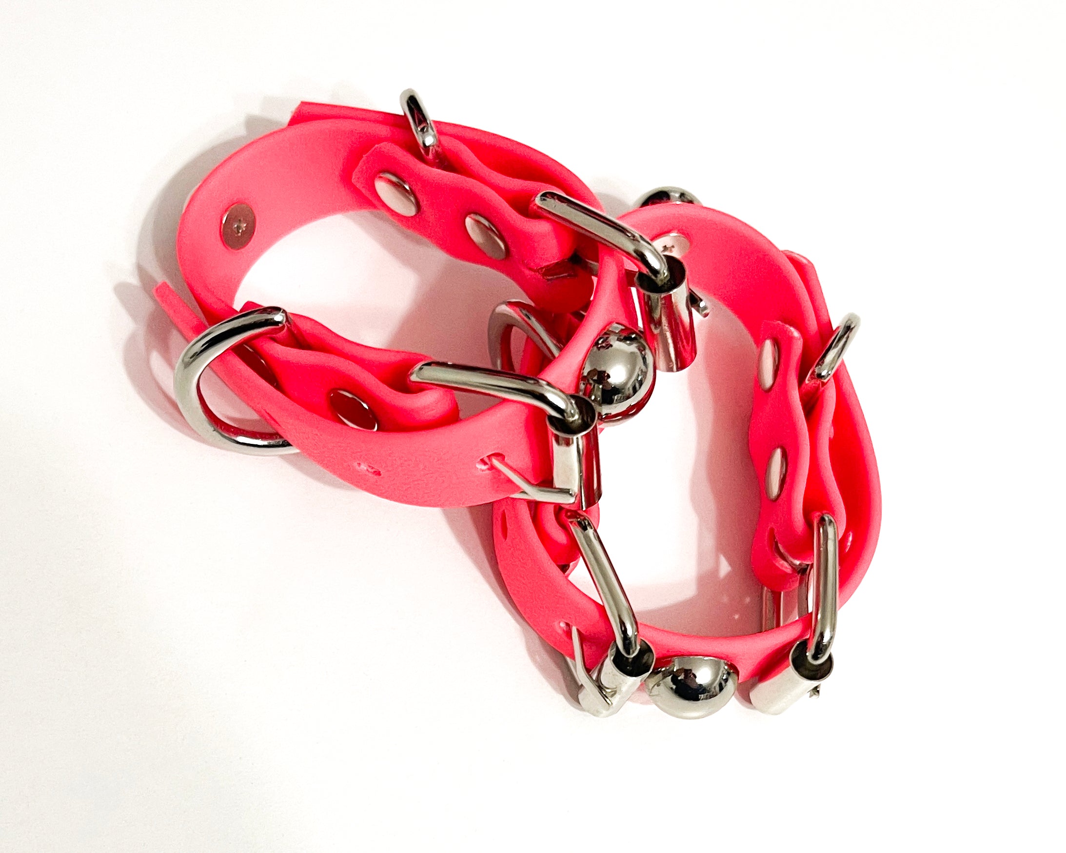 Jivomir Domoustchiev dom cuffs vegan rubberised must have fashion accessories kink designer luxury