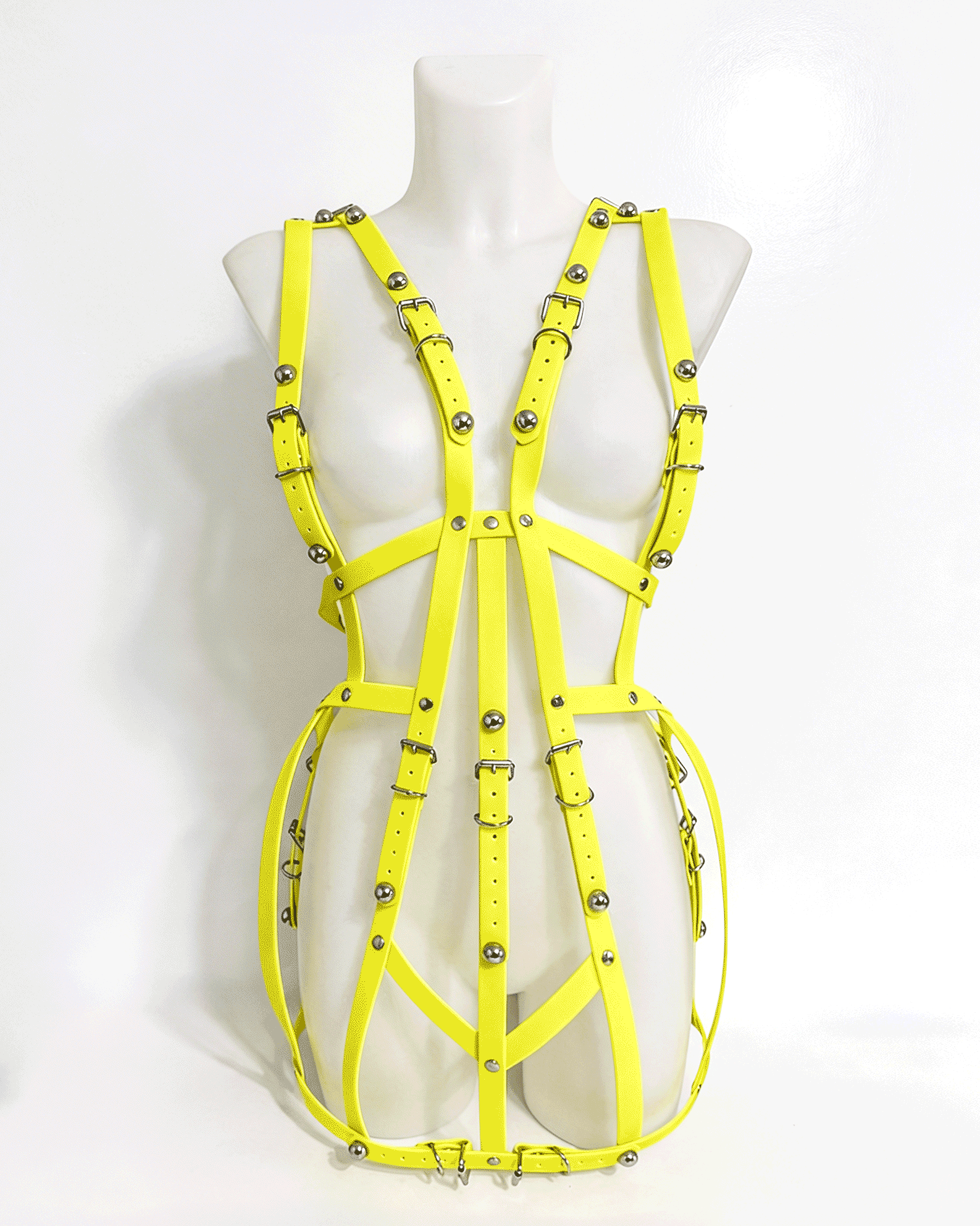 ATELIER JIVOMIR strappe bio vegan harness kink dress perfect styling fashion accessories crafted luxury