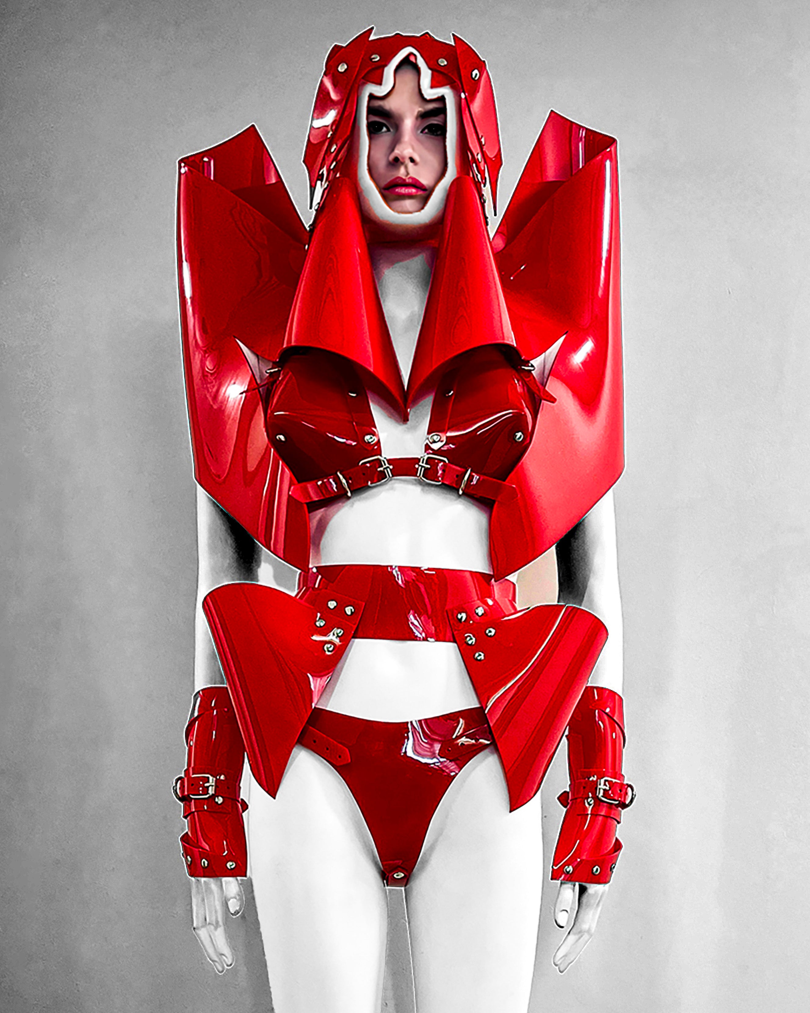 VEGAN FASHION KINK DESIGN HAND CRAFTED FUTURE COSPLAY COUTURE LOVE JIVOMIR DOMOUSTCHIEV LADY GAGA NICKI MINAJ JLO