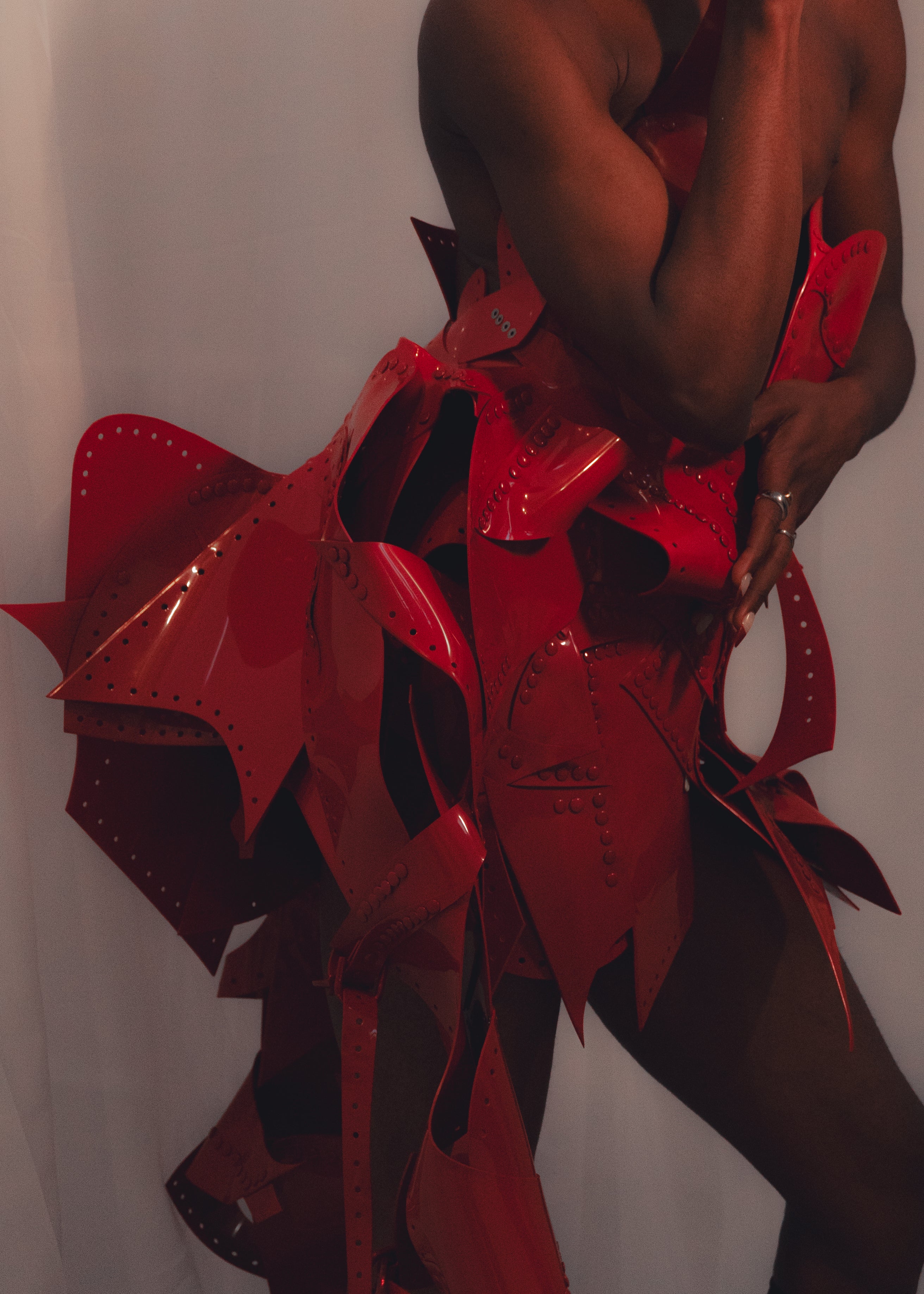 The Beat Juice magazine staring everyone's favourite musical performer.  Kylie Minogue wearing my archive Jivomir Domoustchiev asymmetric panel sculpture V dress from Shadows of My Future Collection.