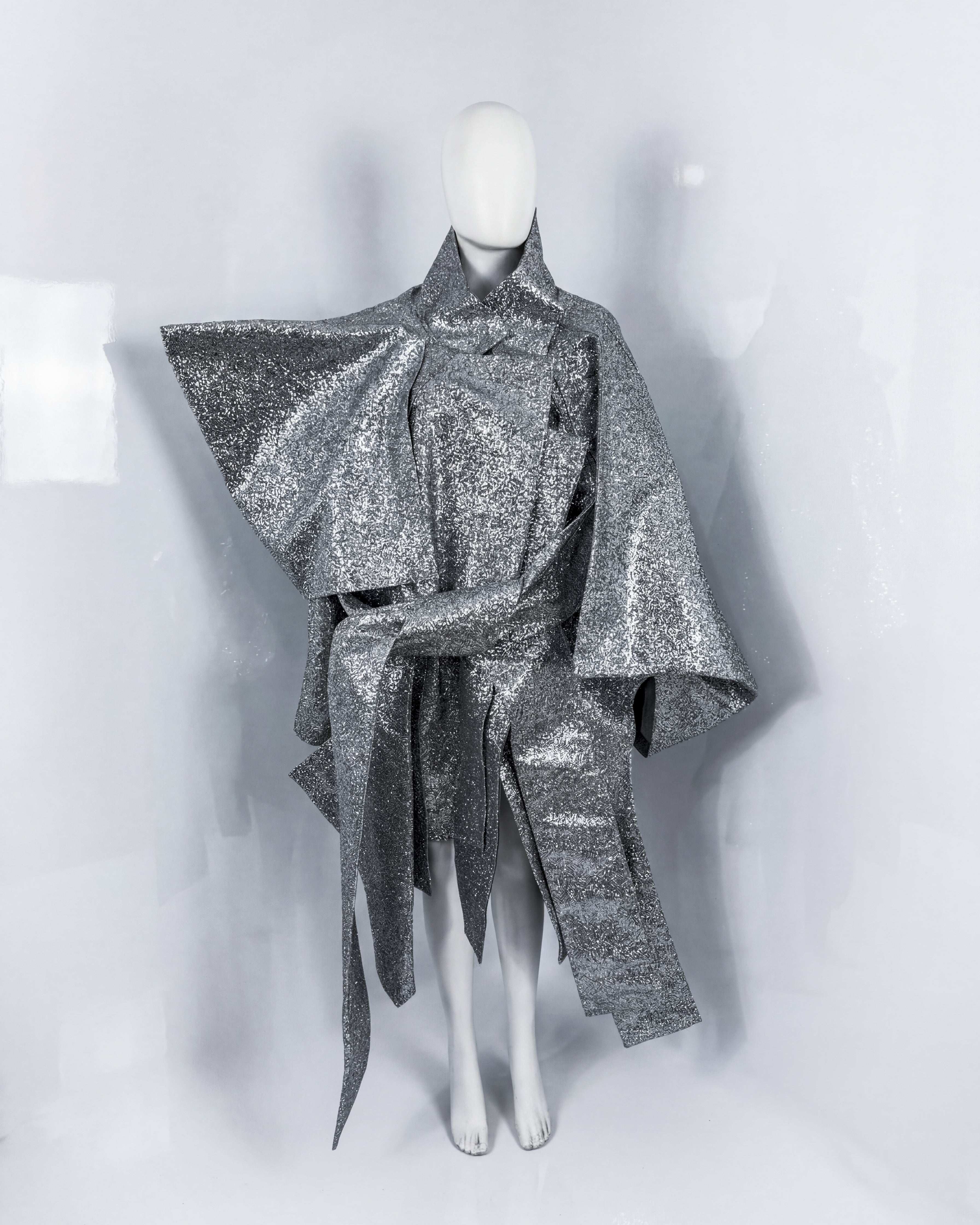 Jivomir Domoustchiev star glitter coat couture wearable sculpture ATELIER JIVOMIR