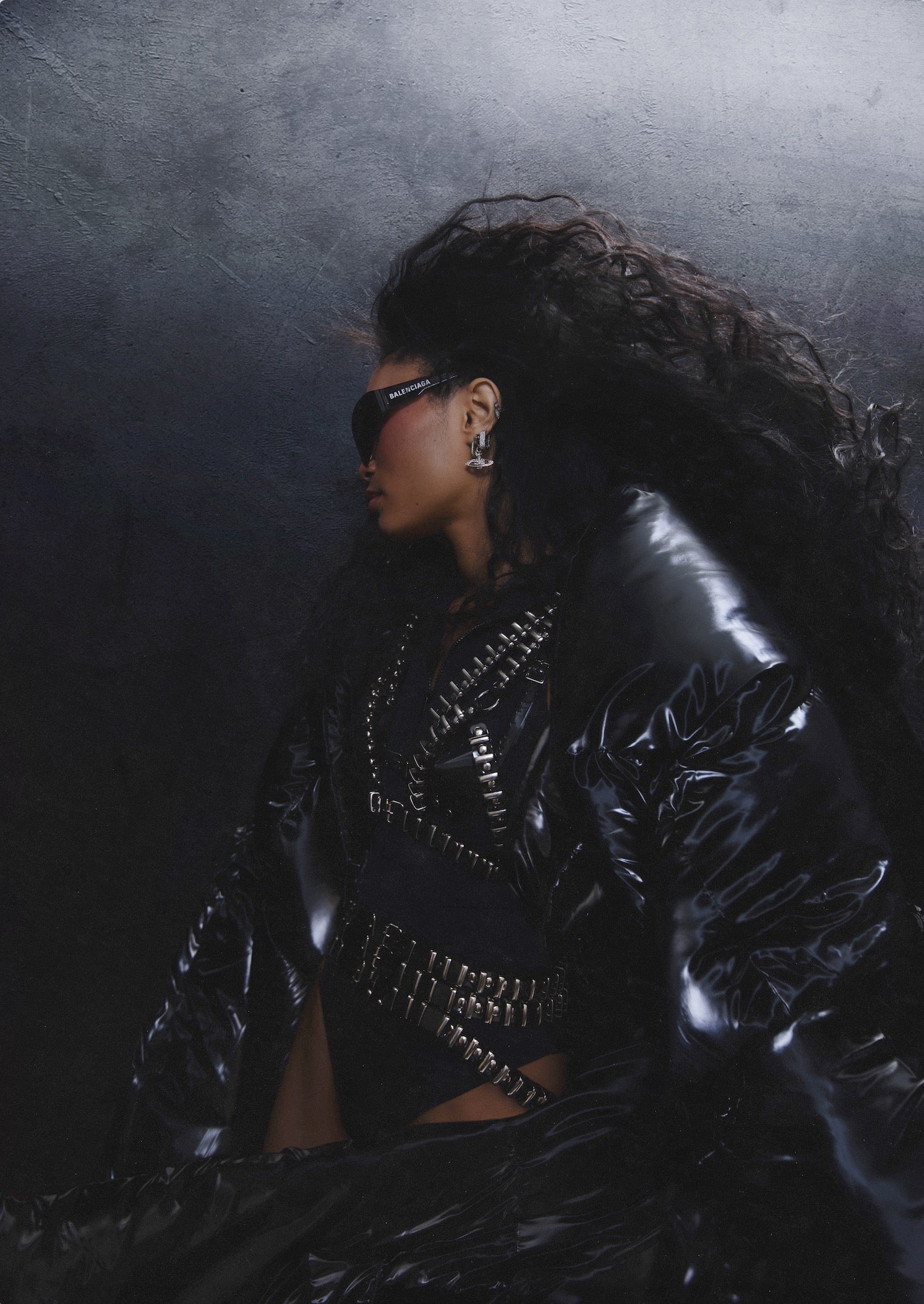 Jivomir Domoustchiev vegan vinyl pvc fashion wearable sculpture hand crafted to order only in East London Atelier independent luxury brand bras and panties knickers braves set collar choker kink belt