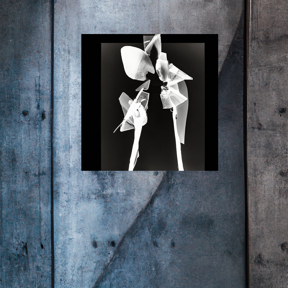 Jivomir Domoustchiev Metal Art Fashion Photography Collectible  Print Abstract Flower Orchid artistic expression fashion photography