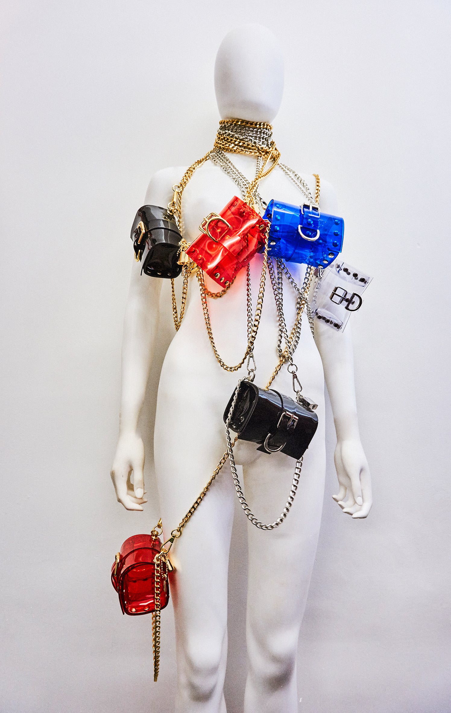 'The Secret' Jivomir Domoustchiev vegan vinyl luxury purse bag