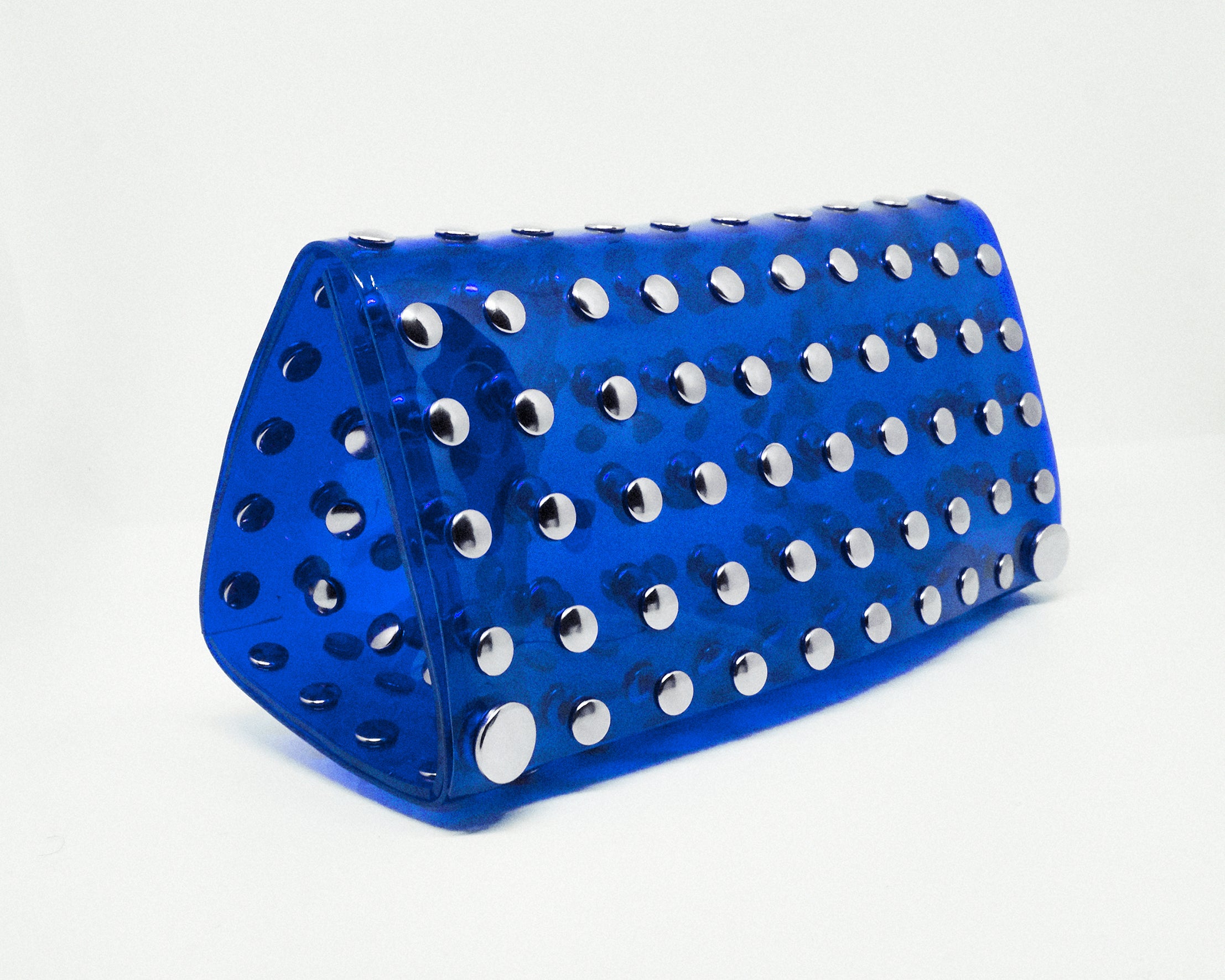 Jivomir Domoustchiev vegan vinyl pvc fashion wearable sculpture hand crafted to order only in East London Atelier independent luxury brand cuffs accessories