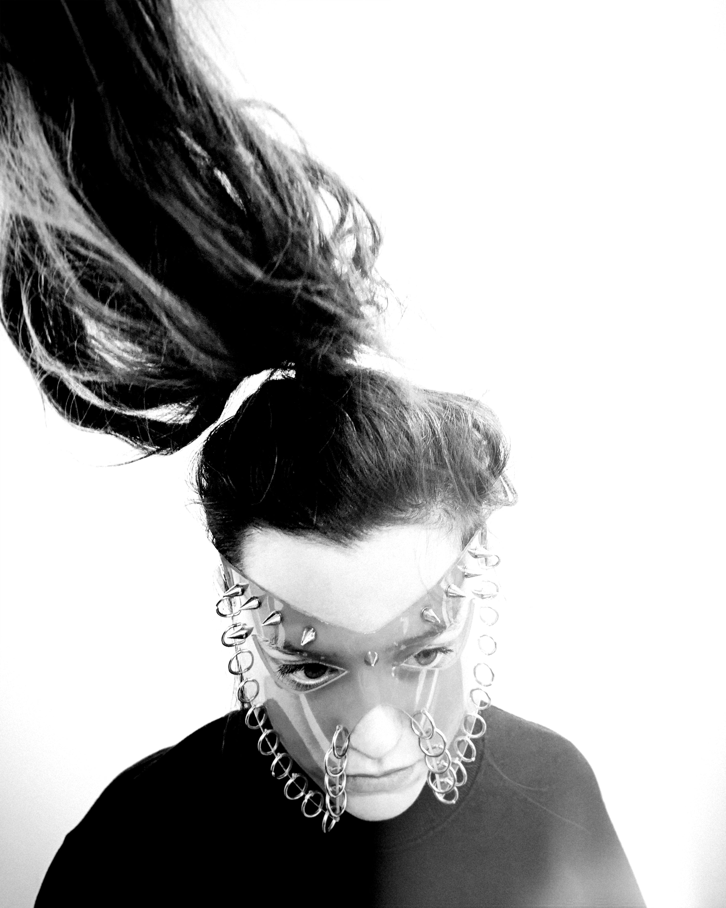 Jivomir Domoustchiev We are all Superhero's vegan vinyl studded maskJivomir Domoustchiev We are all Superhero's vegan vinyl studded mask carnival mardi gras cosplay