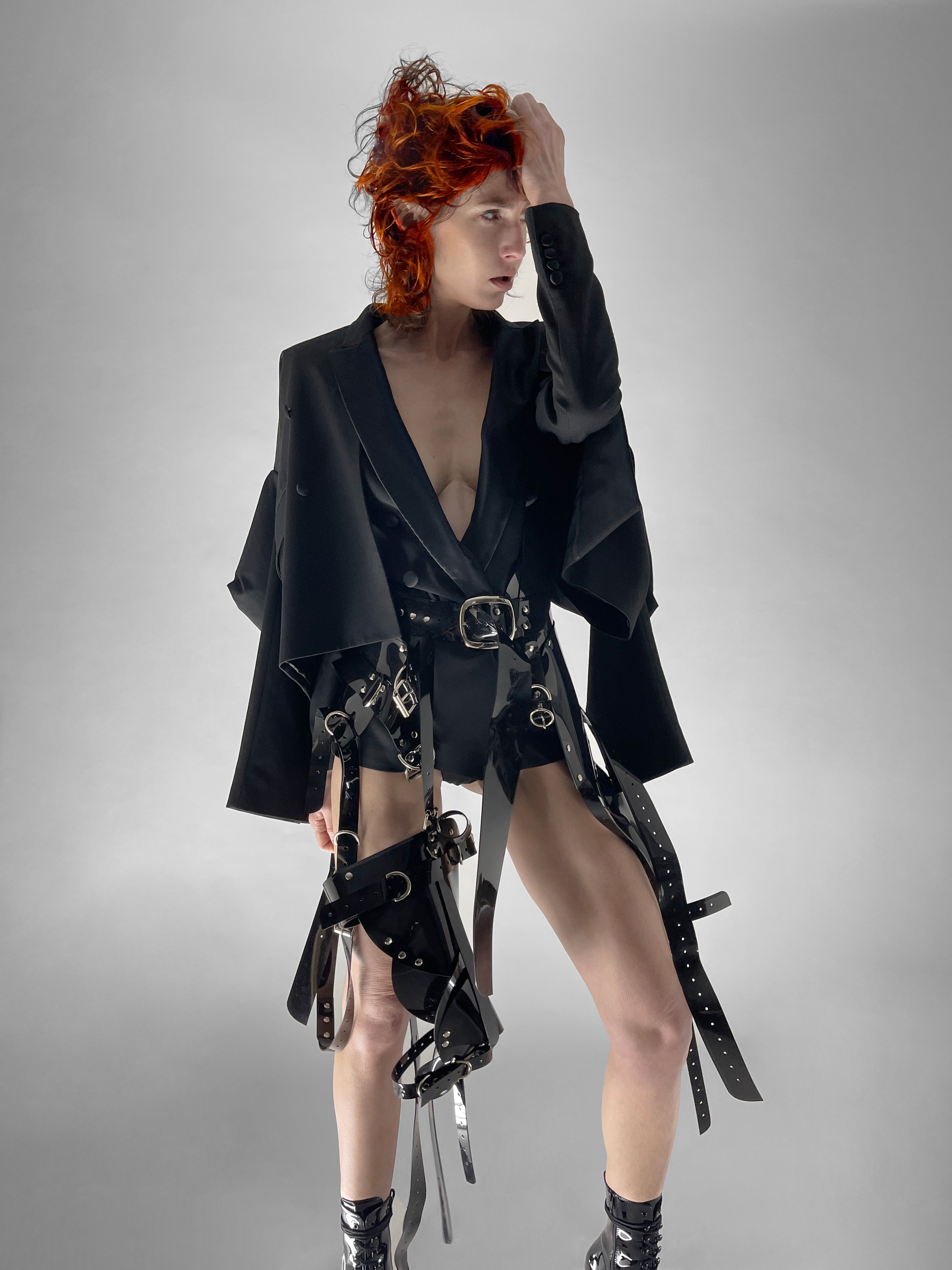 Jivomir Domoustchiev tailored reimagined repurposed tailoring suit dress hand crafted to order tailoring re purpose redesign remake future fashion couture hand crafted to order